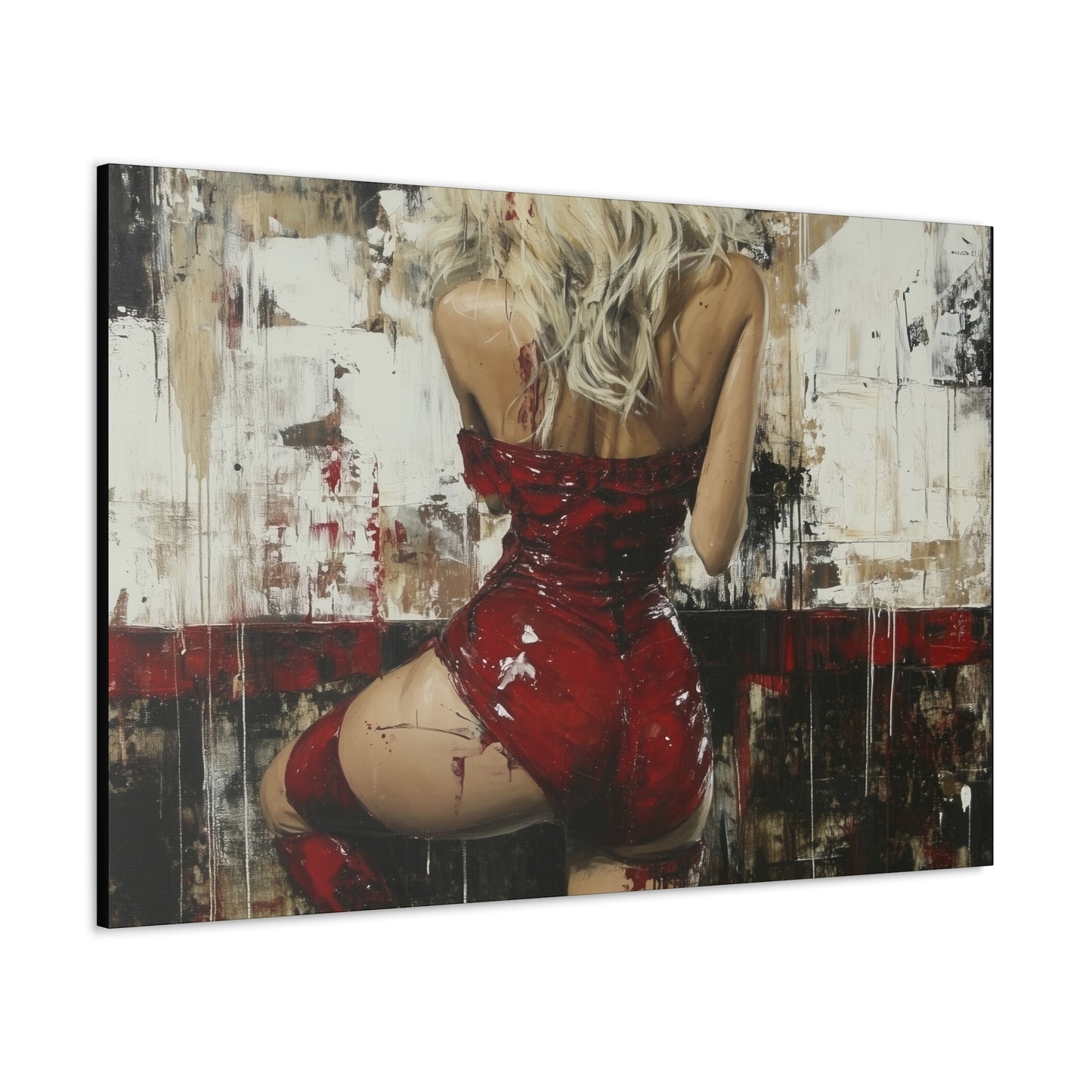 Gallery Wrapped Canvas, Sinners and Saints Art Canvas, Erotic Art Canvas – Veronica