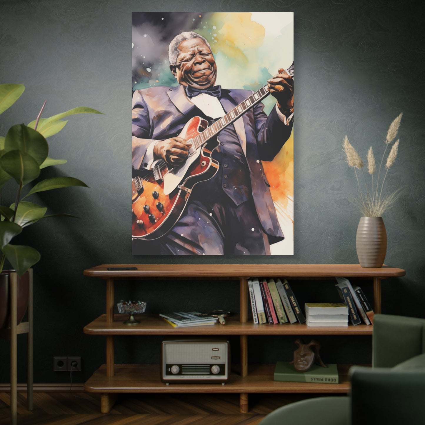 Gallery Wrapped Canvas, Celebrity Inspired, Pop Art Canvas – The King