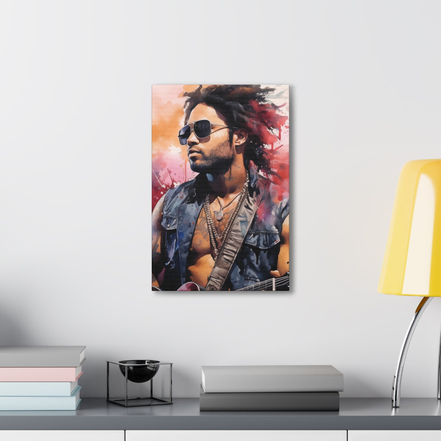 Gallery Wrapped Canvas, Celebrity Inspired, Pop Art Canvas – Lenny
