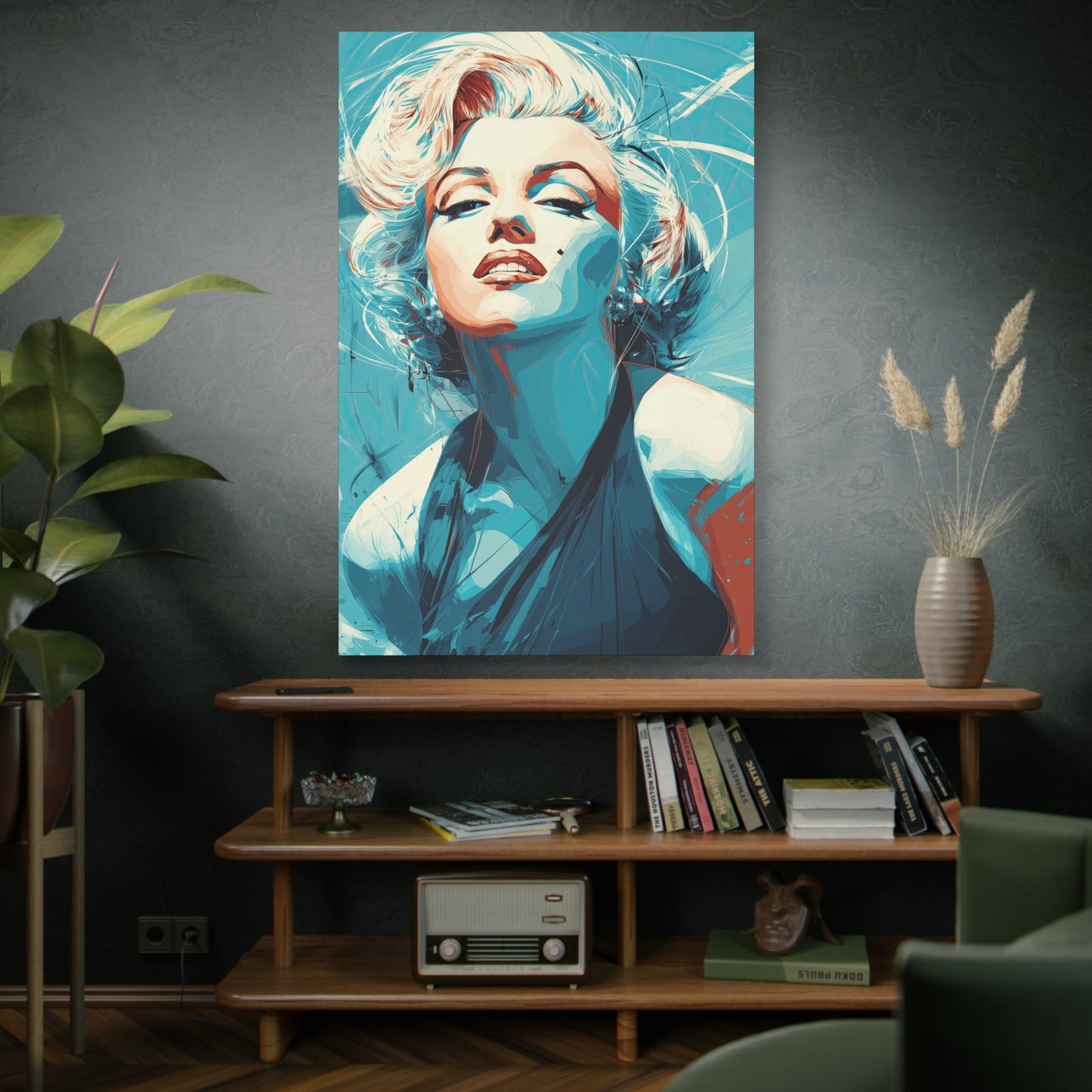Gallery Wrapped Canvas, The Diva Project Art Canvas, Pinup Art Canvas – Marilyn Monroe - SEVEN