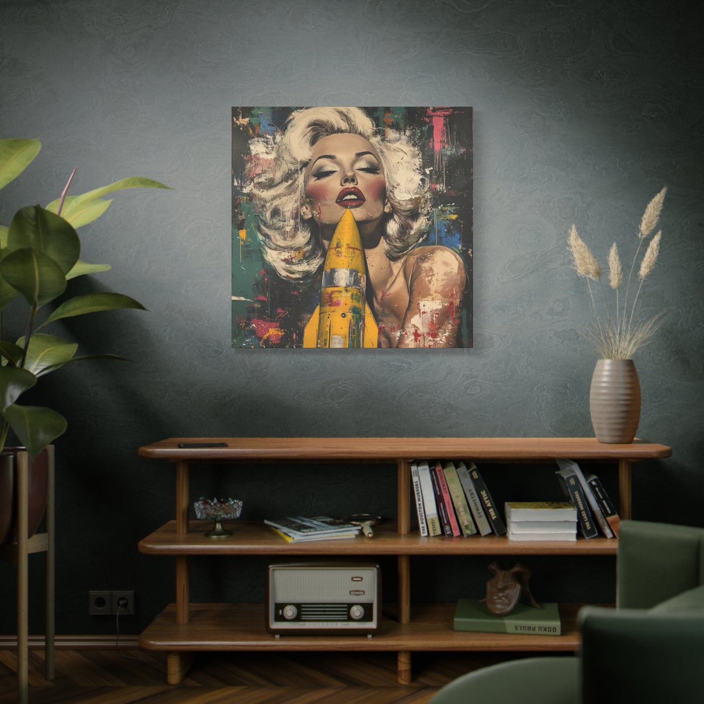 Gallery Wrapped Canvas, Guilt and Grit Adult Art Canvas, Erotic Pinup Art Canvas – Jennifer