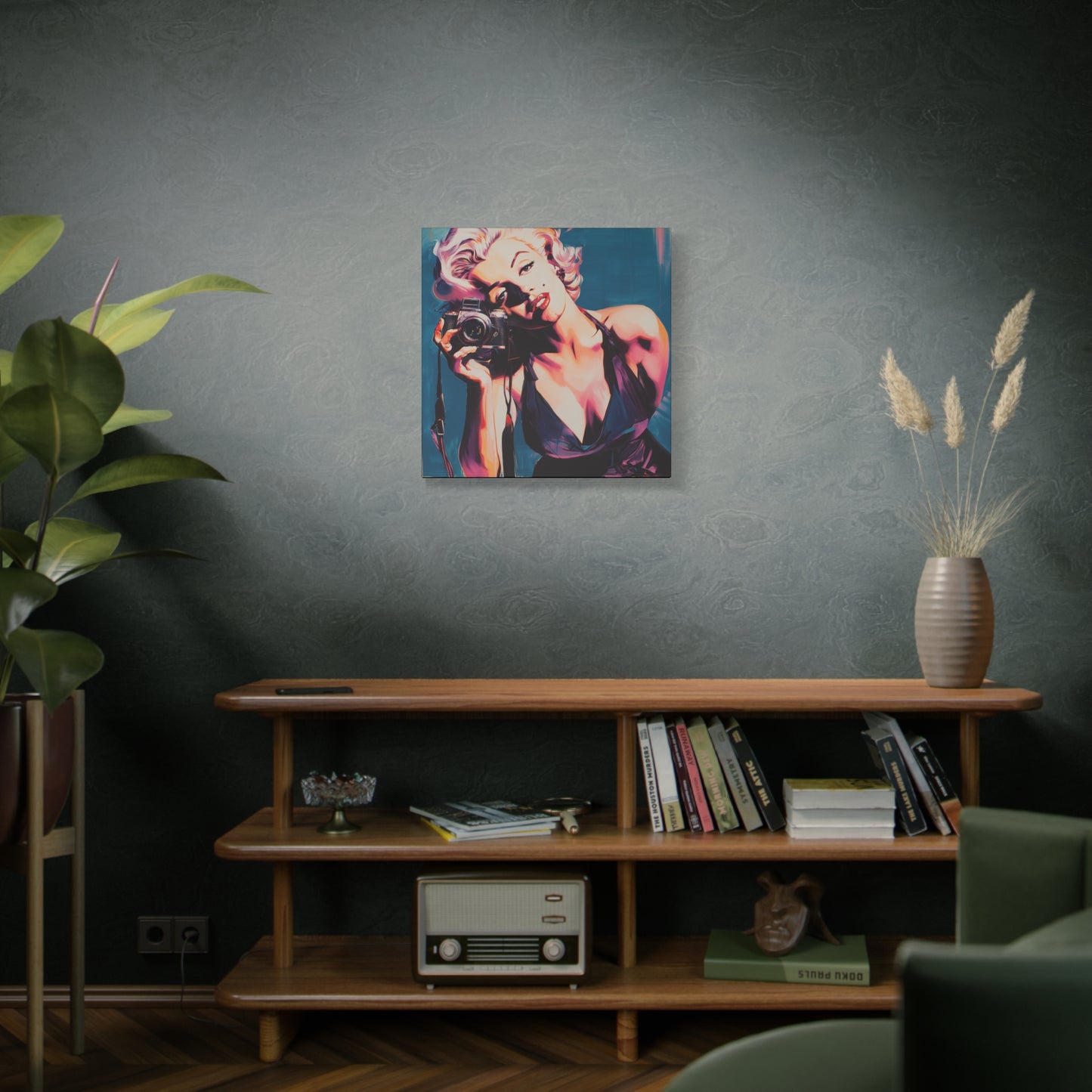 Gallery Wrapped Canvas, The Diva Project Art Canvas, Pinup Art Canvas – Marilyn Monroe - TEN