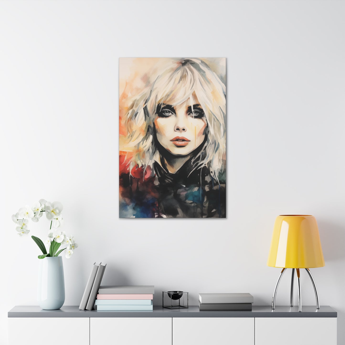 Gallery Wrapped Canvas, Celebrity Inspired, Pop Art Canvas – Debbie