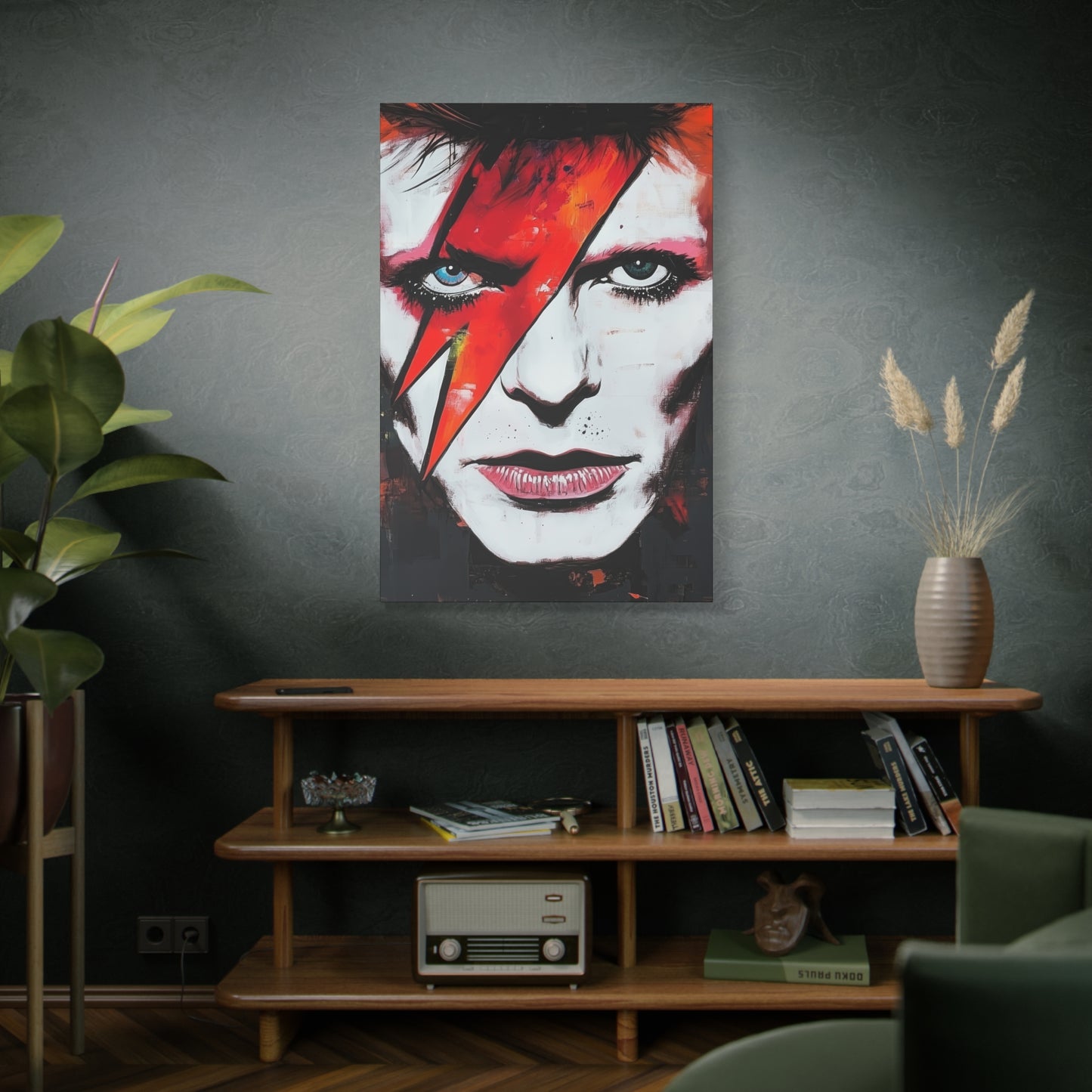 Gallery Wrapped Canvas, Celebrity Inspired, Pop Art Canvas – Bowie