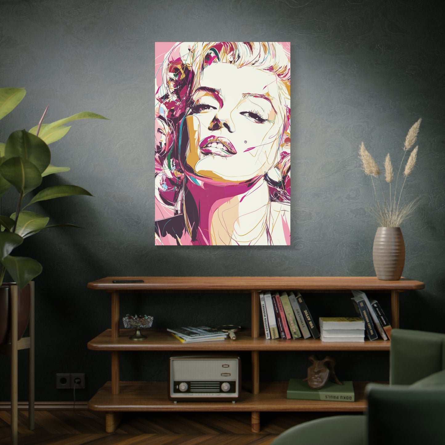 Gallery Wrapped Canvas, The Diva Project Art Canvas, Pinup Art Canvas – Marilyn Monroe - SIX