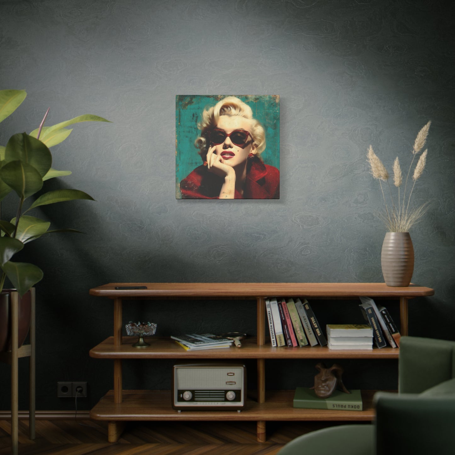 Gallery Wrapped Canvas, The Diva Project Art Canvas, Pinup Art Canvas – Marilyn Monroe - NINE