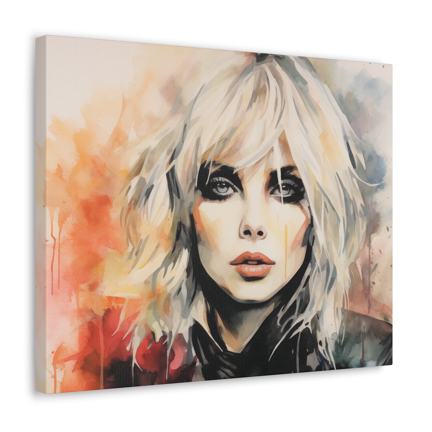Gallery Wrapped Canvas, Celebrity Inspired, Pop Art Canvas – Debbie