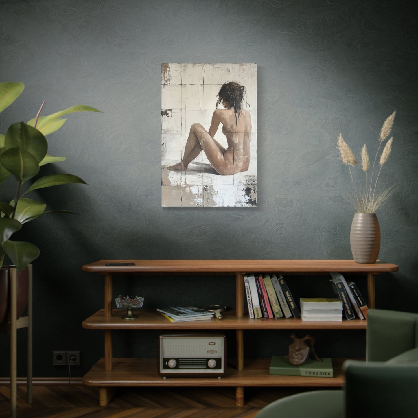 Gallery Wrapped Canvas, Sinners and Saints Art Canvas, Erotic Pinup Art Canvas – Eve