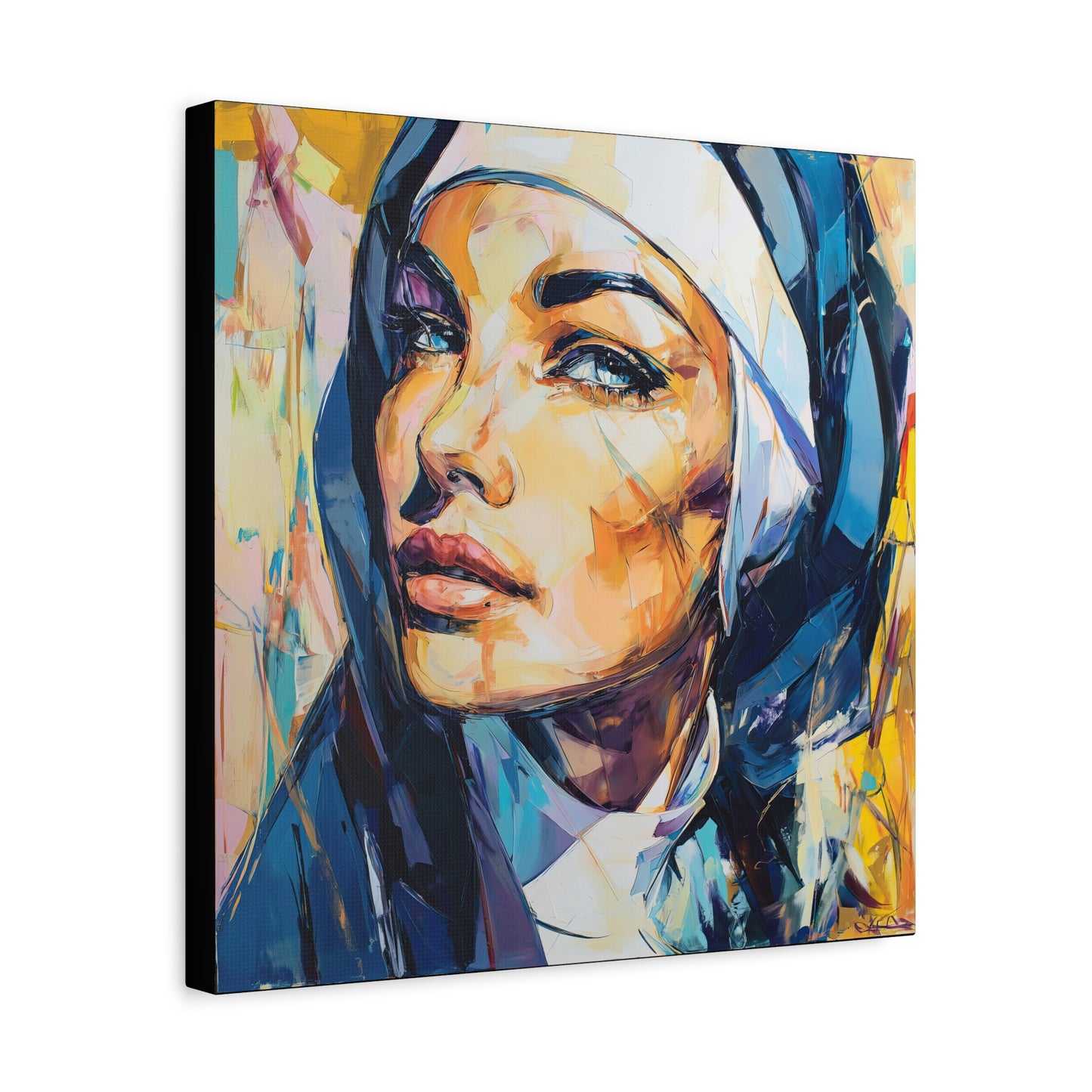 Gallery Wrapped Canvas, Habits and Heresy Art Canvas, Naughty Nuns Art Canvas – Sister Agatha