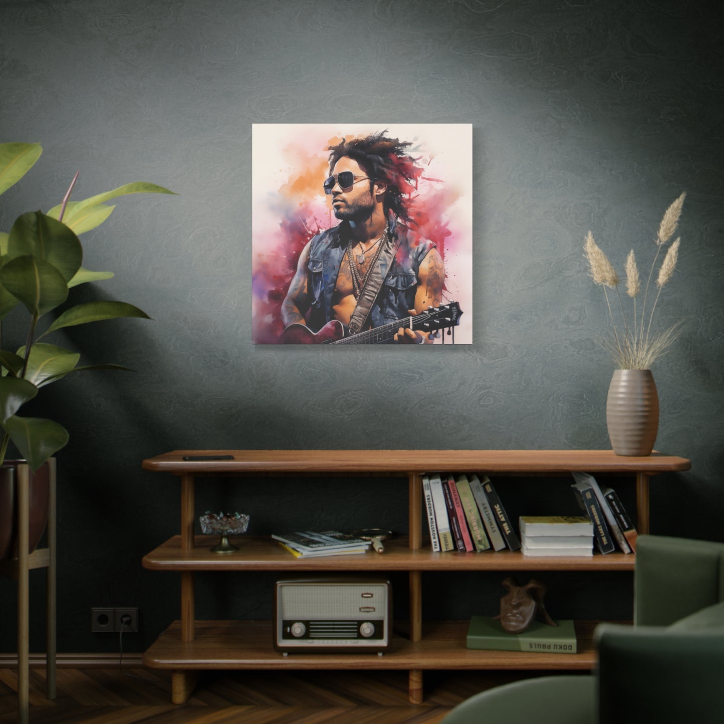 Gallery Wrapped Canvas, Celebrity Inspired, Pop Art Canvas – Lenny