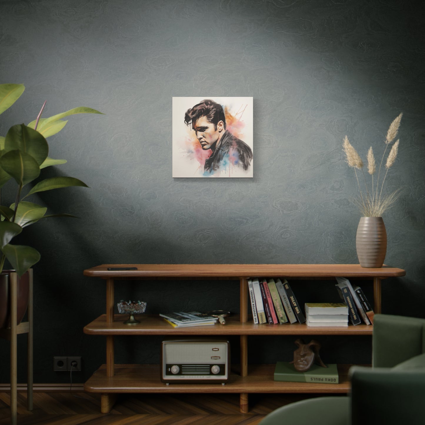 Gallery Wrapped Canvas, Celebrity Inspired, Pop Art Canvas – Elvis