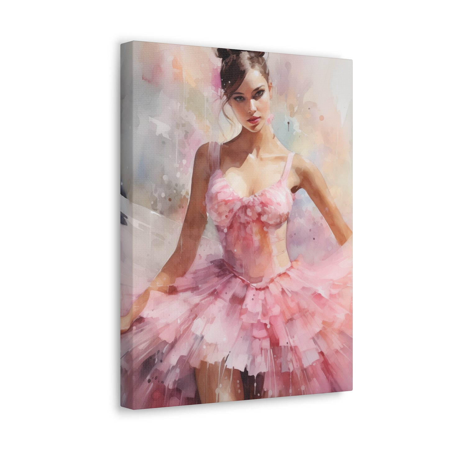 Gallery Wrapped Canvas, Ballerina Beauty, Ballet Art Canvas – Lily