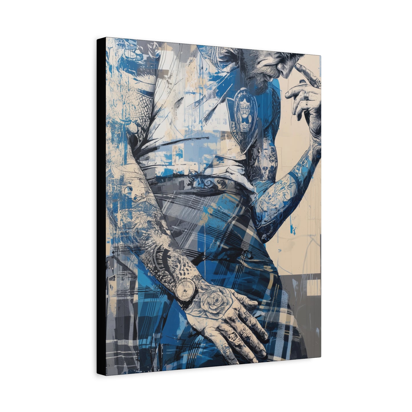 Gallery Wrapped Canvas, Kilts and Carnage Art Canvas, Erotic Pinup Art Canvas – Connor