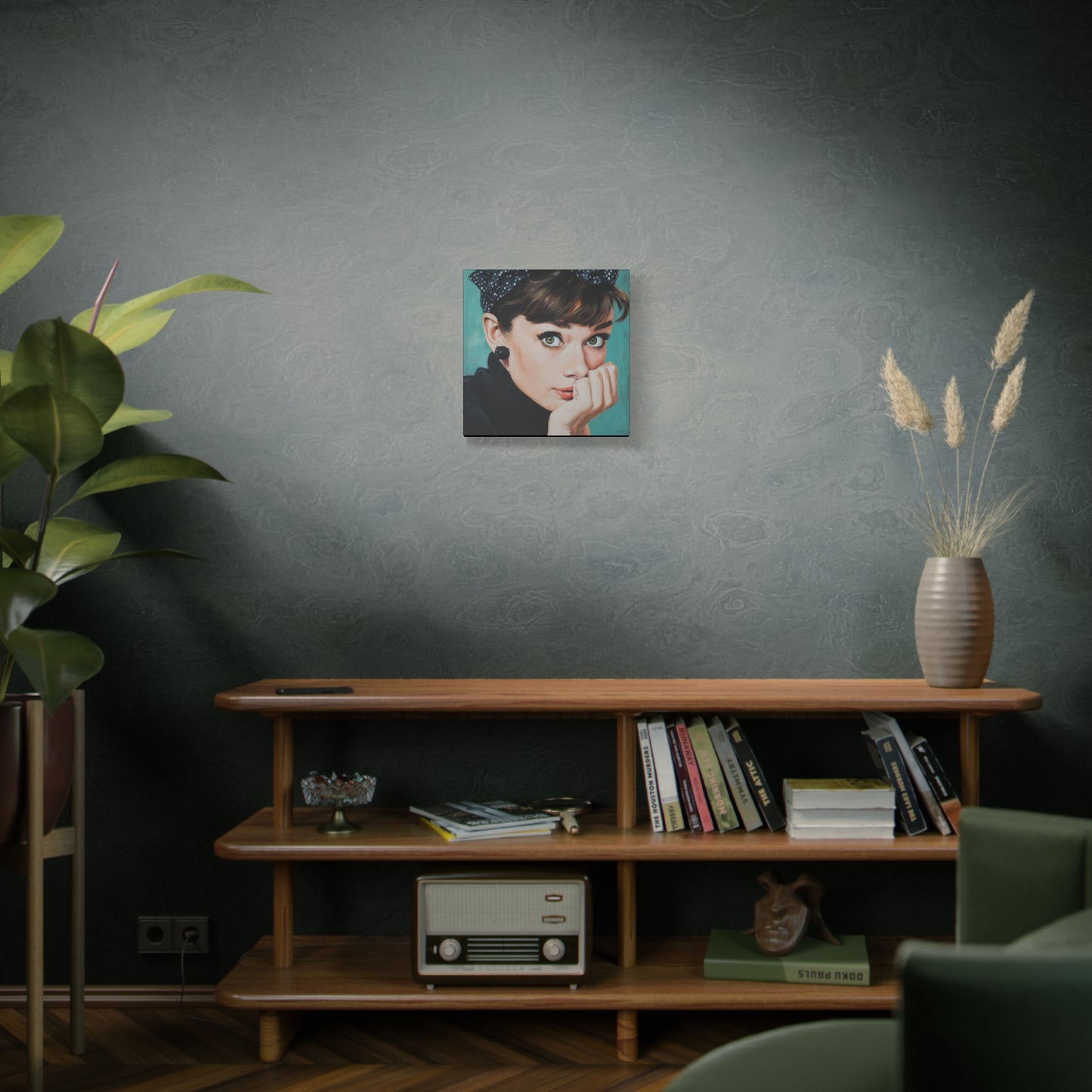 Gallery Wrapped Canvas, The Diva Project Art Canvas, Pinup Art Canvas – Audrey Hepburn - FOUR