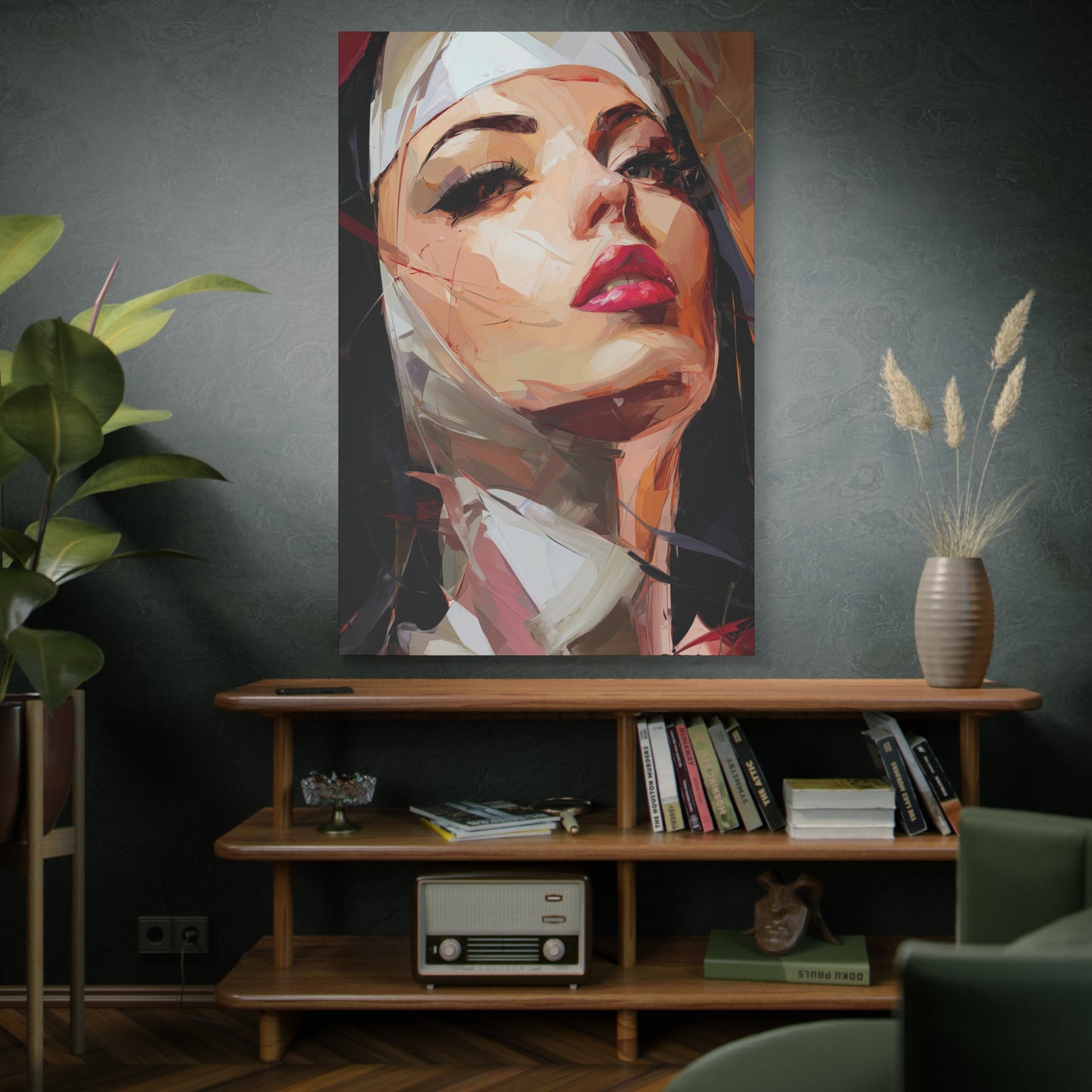 Gallery Wrapped Canvas, Habits and Heresy Art Canvas, Naughty Nuns Art Canvas – Sister Veritas