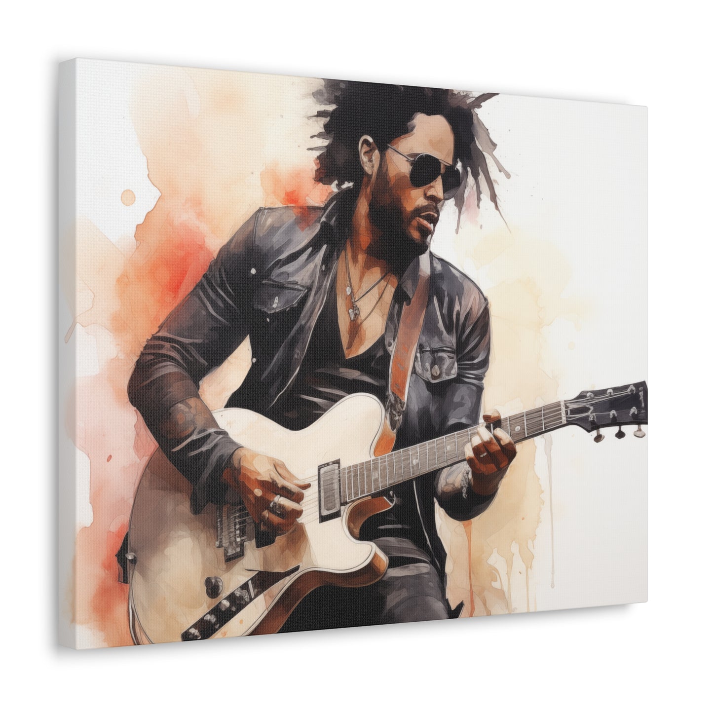 Gallery Wrapped Canvas, Celebrity Inspired, Pop Art Canvas – Lenny Also