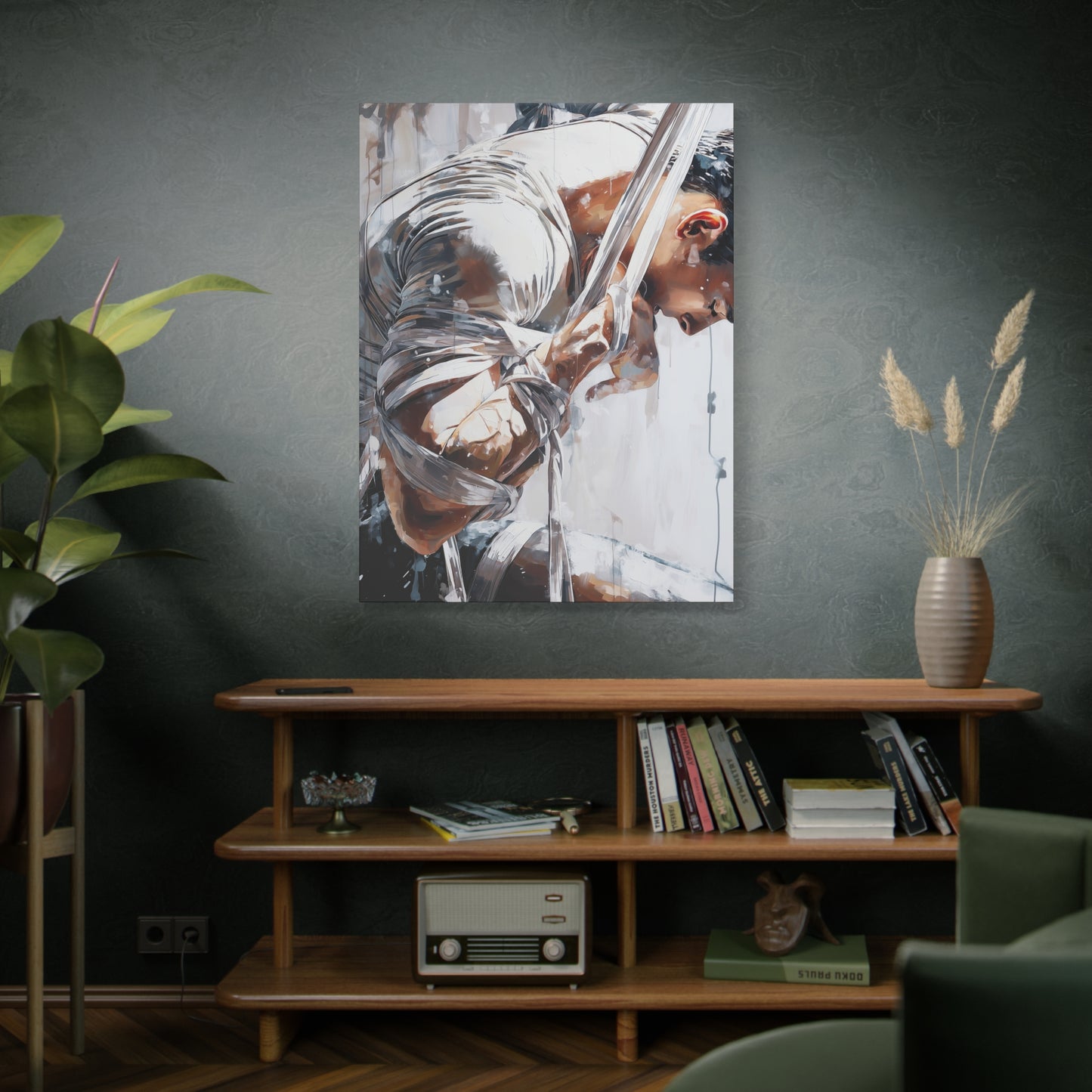 Gallery Wrapped Canvas, Ropes and Reverence Art Canvas, Erotic Shibari Art Canvas – Cassian