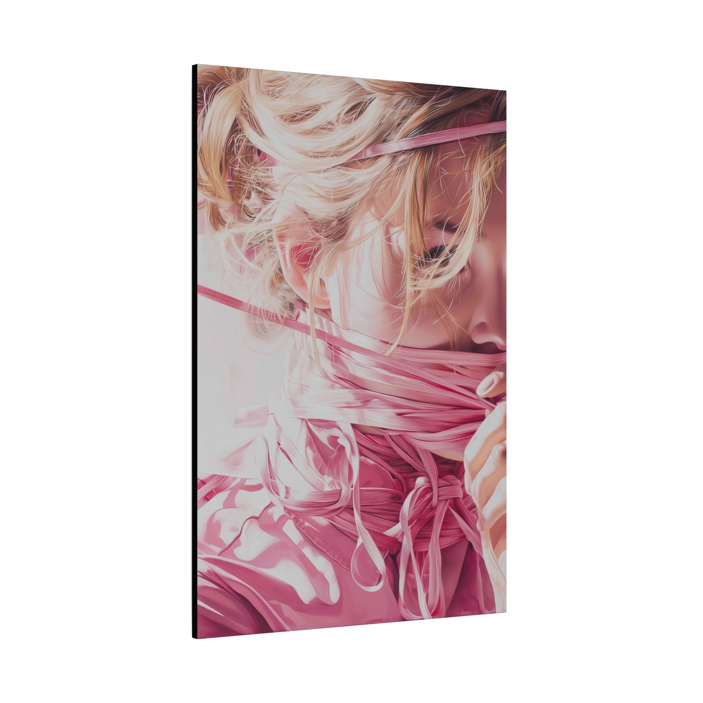 Gallery Wrapped Canvas, Ropes and Reverence Art Canvas, Erotic Shibari Art Canvas – Lilith