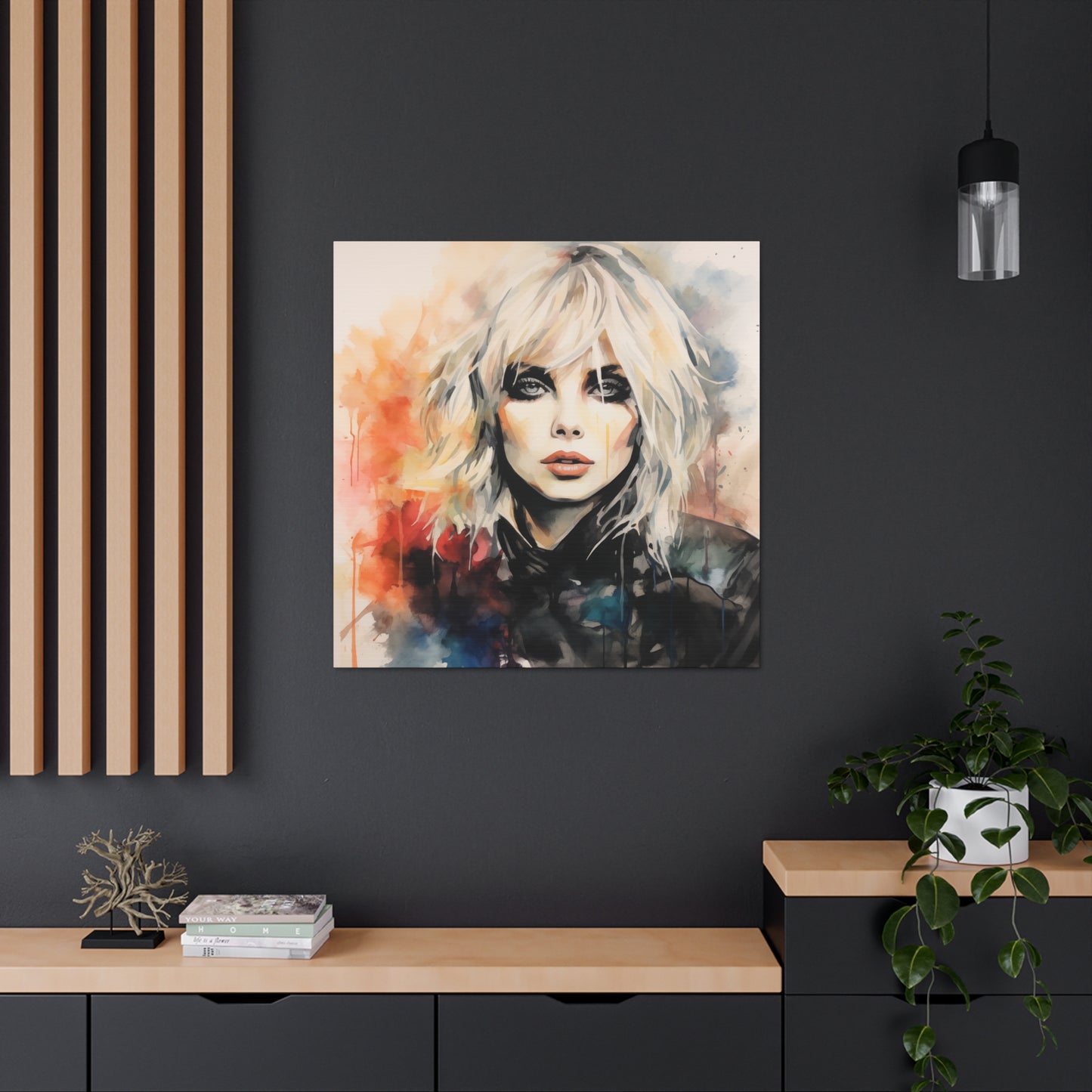 Gallery Wrapped Canvas, Celebrity Inspired, Pop Art Canvas – Debbie