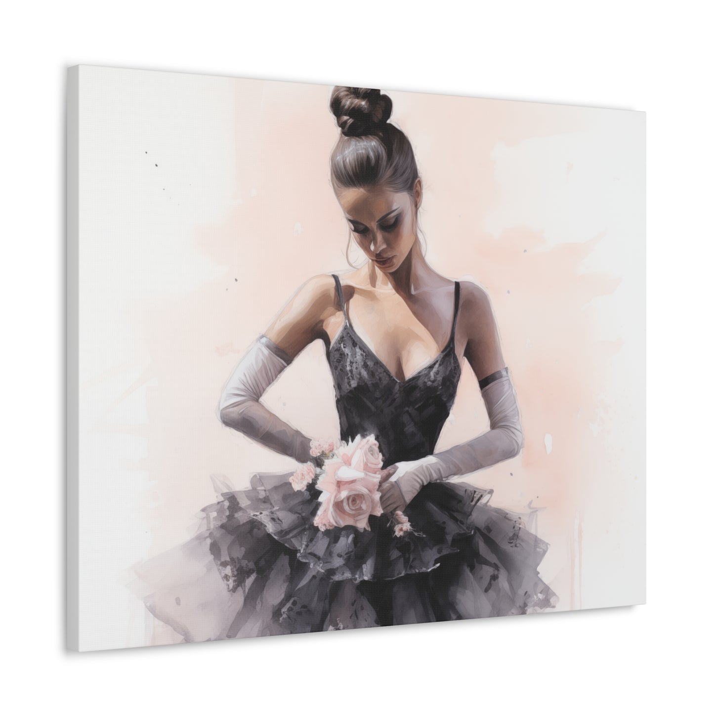 Gallery Wrapped Canvas, Ballerina Beauty, Ballet Art Canvas – Sonja
