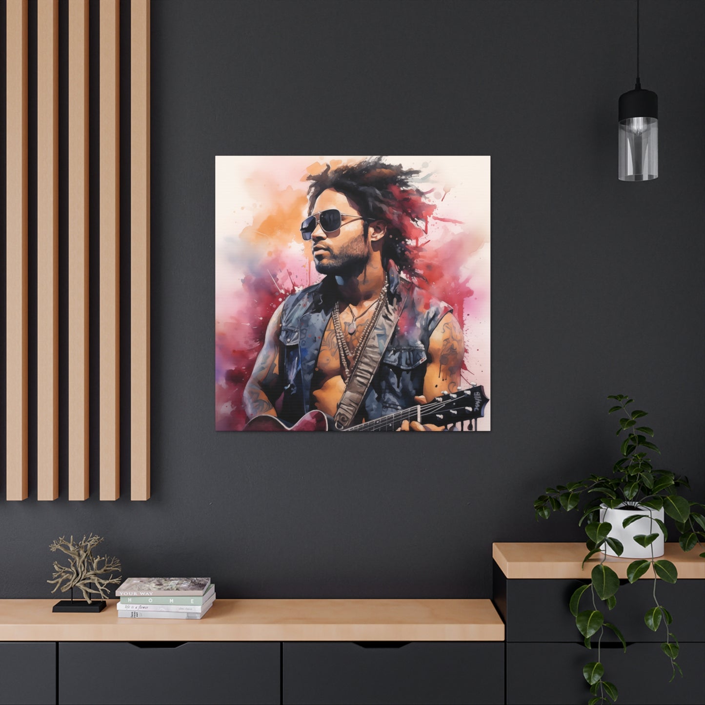 Gallery Wrapped Canvas, Celebrity Inspired, Pop Art Canvas – Lenny