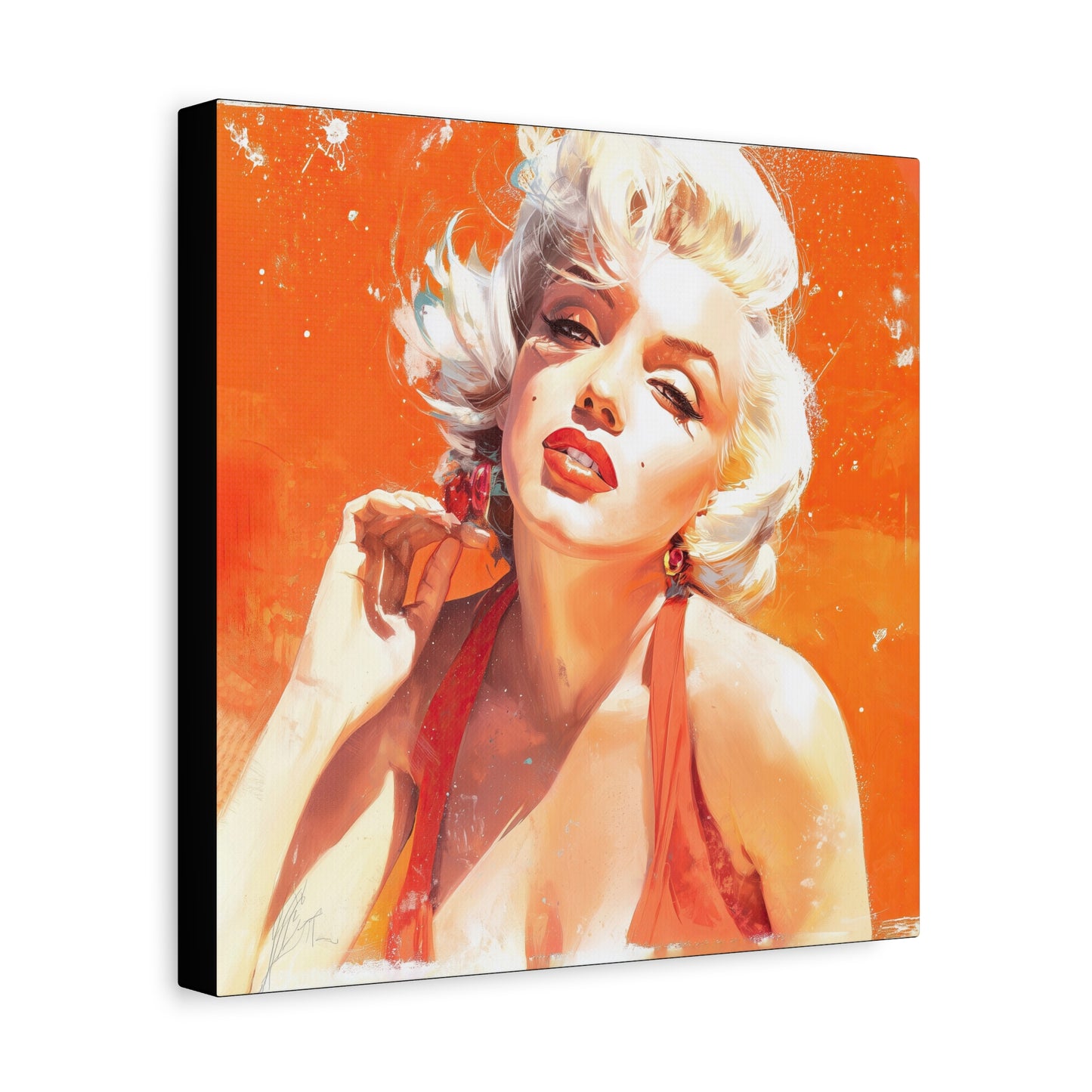 Gallery Wrapped Canvas, The Diva Project Art Canvas, Pinup Art Canvas – Marilyn Monroe - THREE