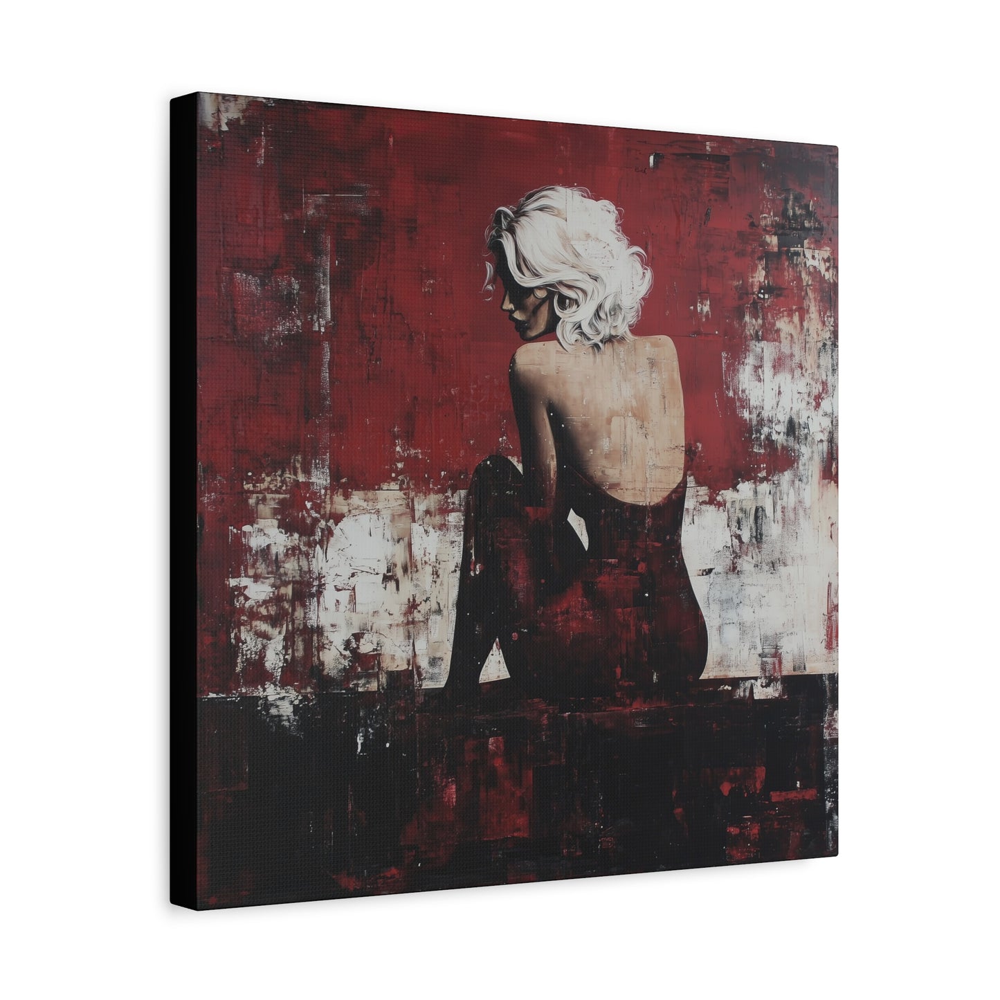 Gallery Wrapped Canvas, Guilt and Grit Adult Art Canvas, Erotic Pinup Art Canvas – Vivica