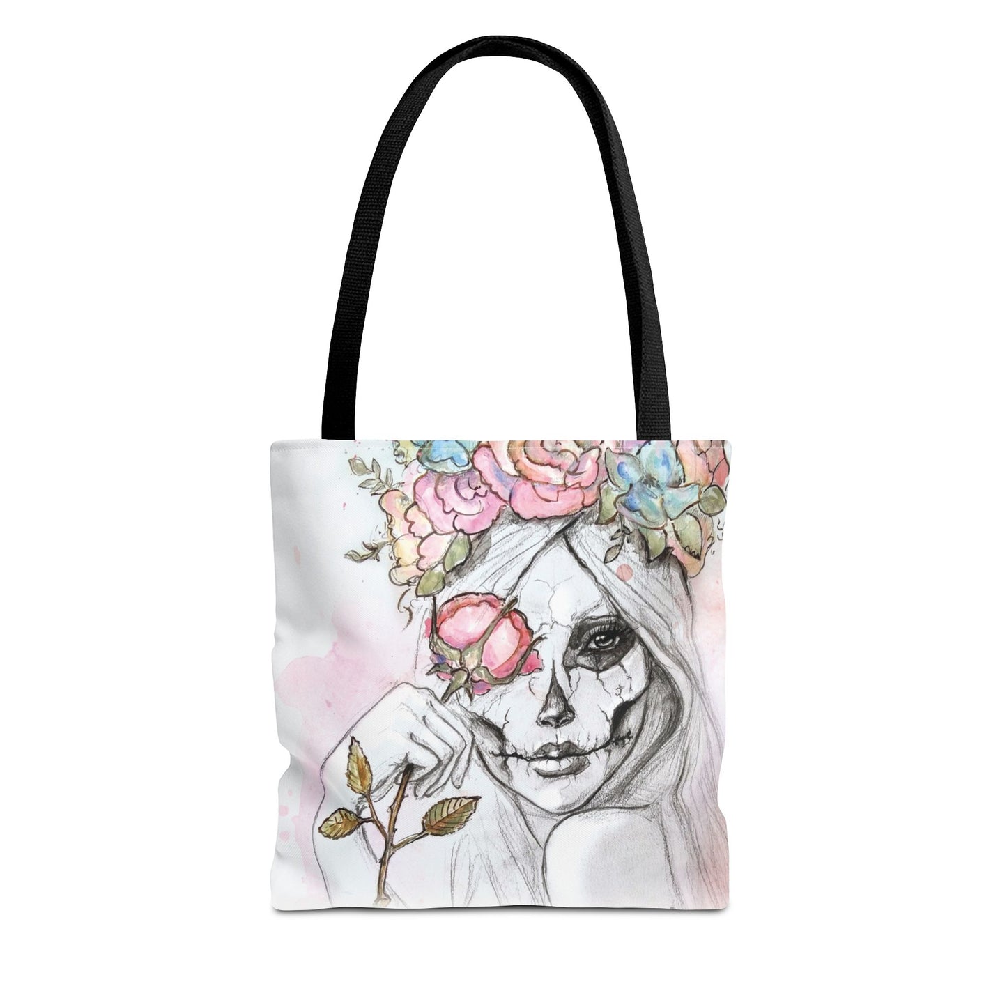 Calavera Catrina Tote Bag, Utility Tote - Dia de los Muertos Tote - Day of the Dead
