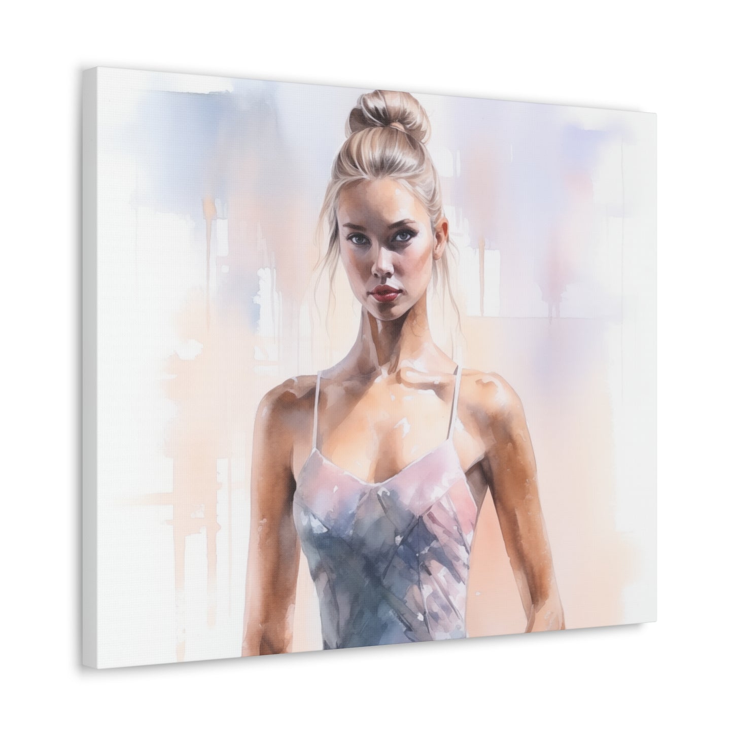 Gallery Wrapped Canvas, Ballerina Beauty, Ballet Art Canvas – Samantha