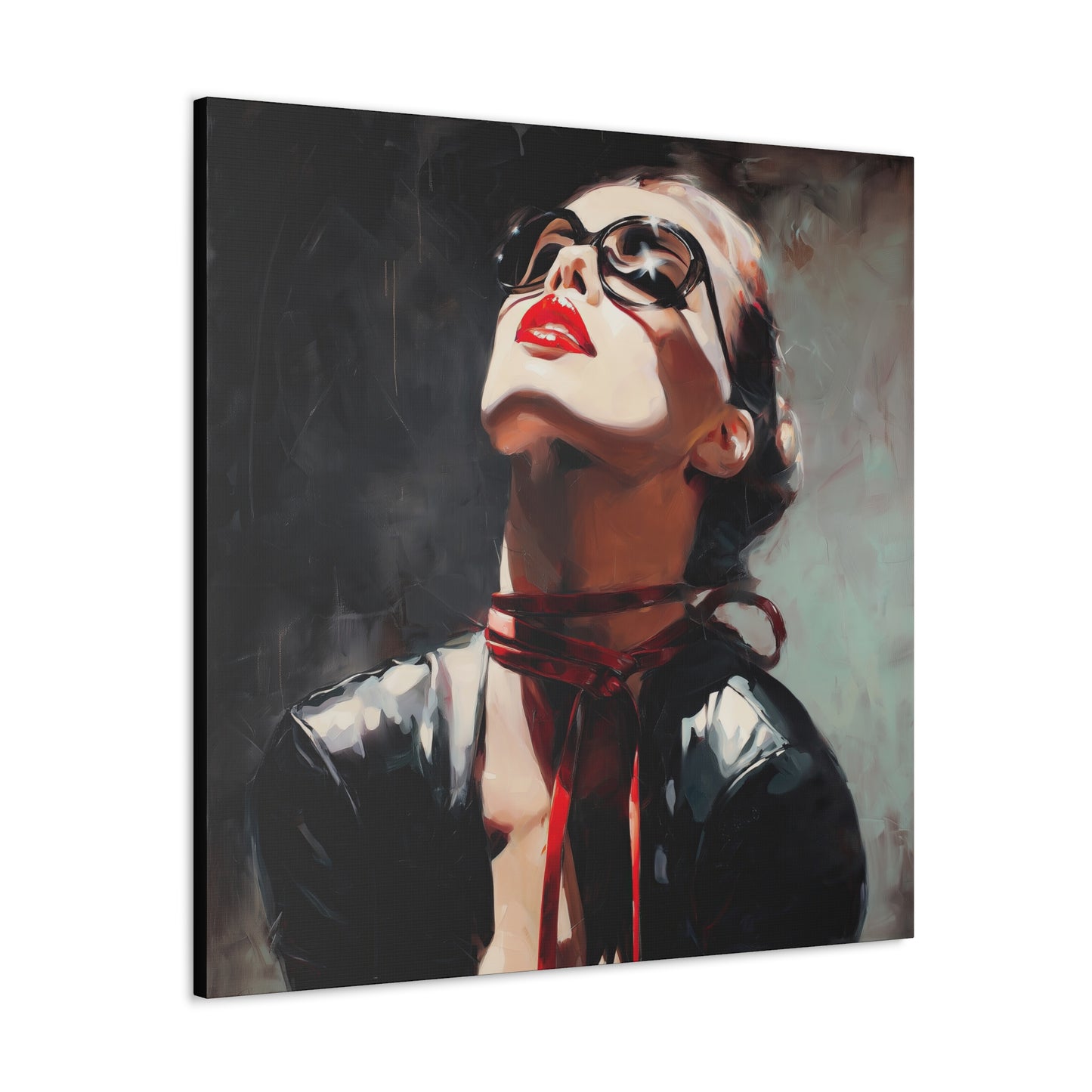 Gallery Wrapped Canvas, Ropes and Reverence Art Canvas, Erotic Shibari Art Canvas – Scarlett