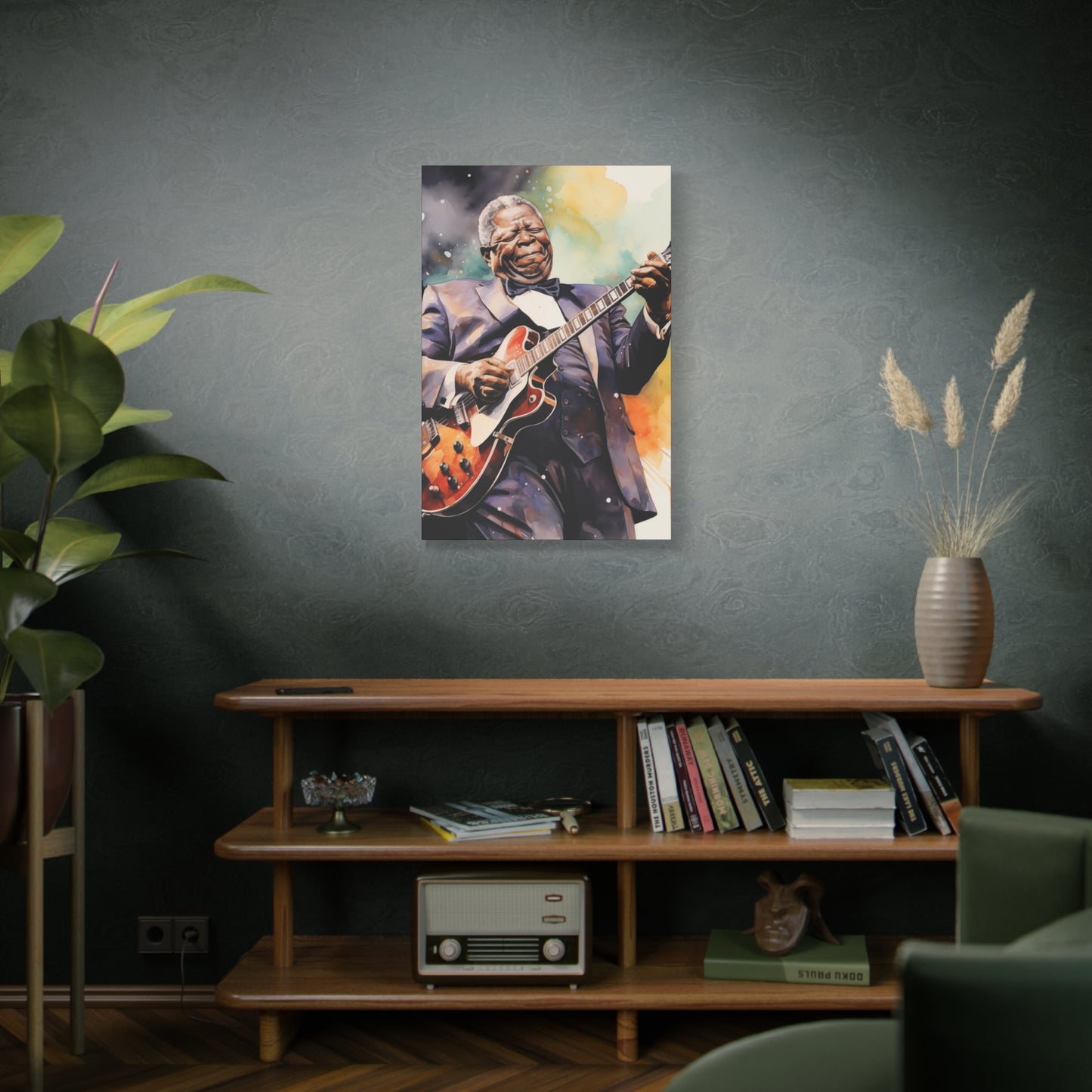 Gallery Wrapped Canvas, Celebrity Inspired, Pop Art Canvas – The King