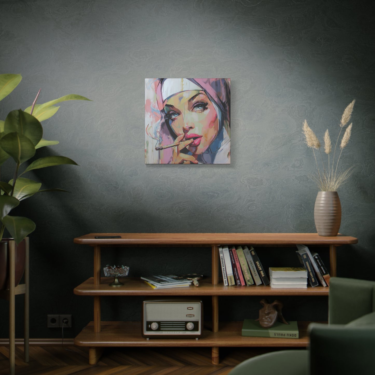 Gallery Wrapped Canvas, Habits and Heresy Art Canvas, Naughty Nuns Art Canvas – Sister Ophelia
