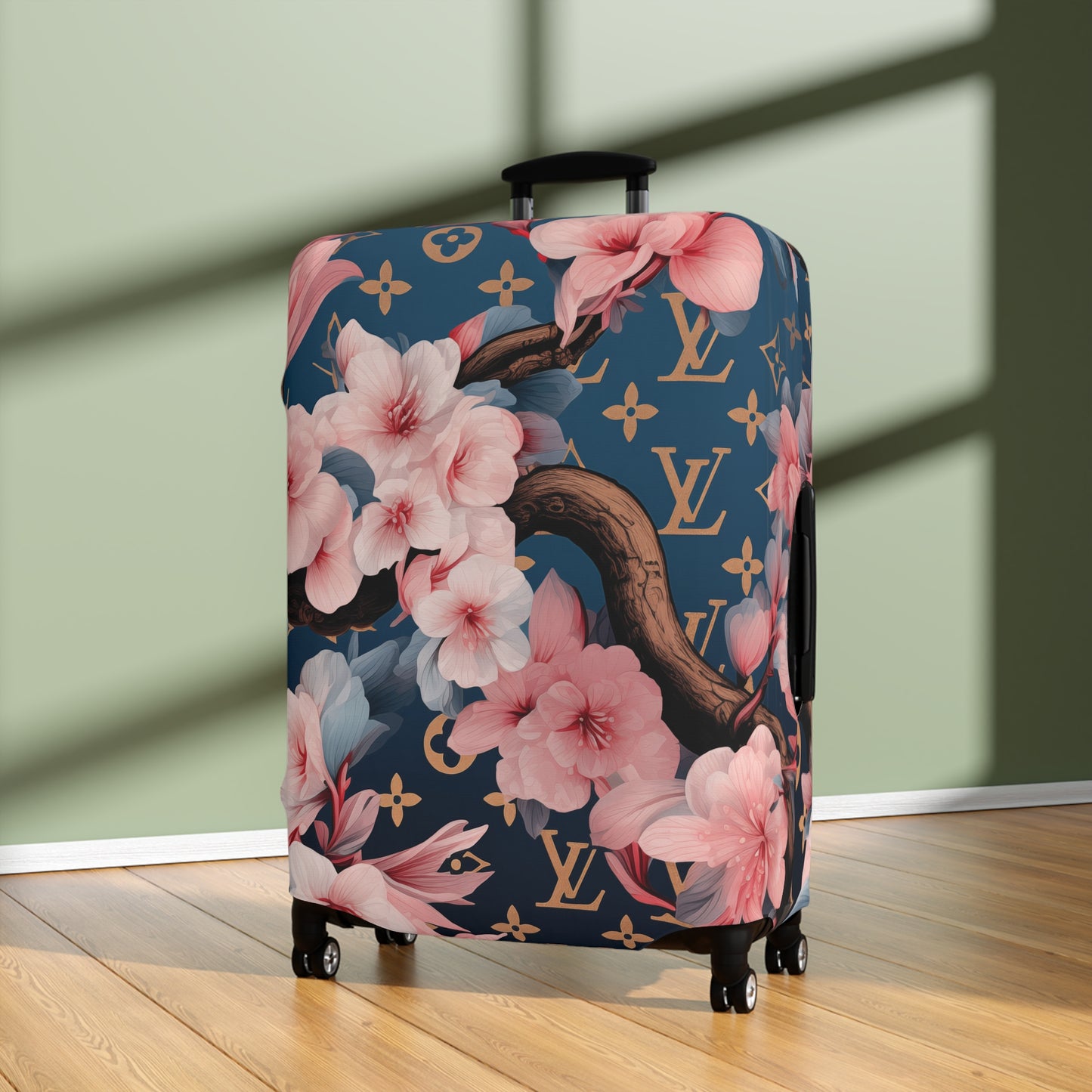 Designer Inspired Luggage Cover - LV Sakura