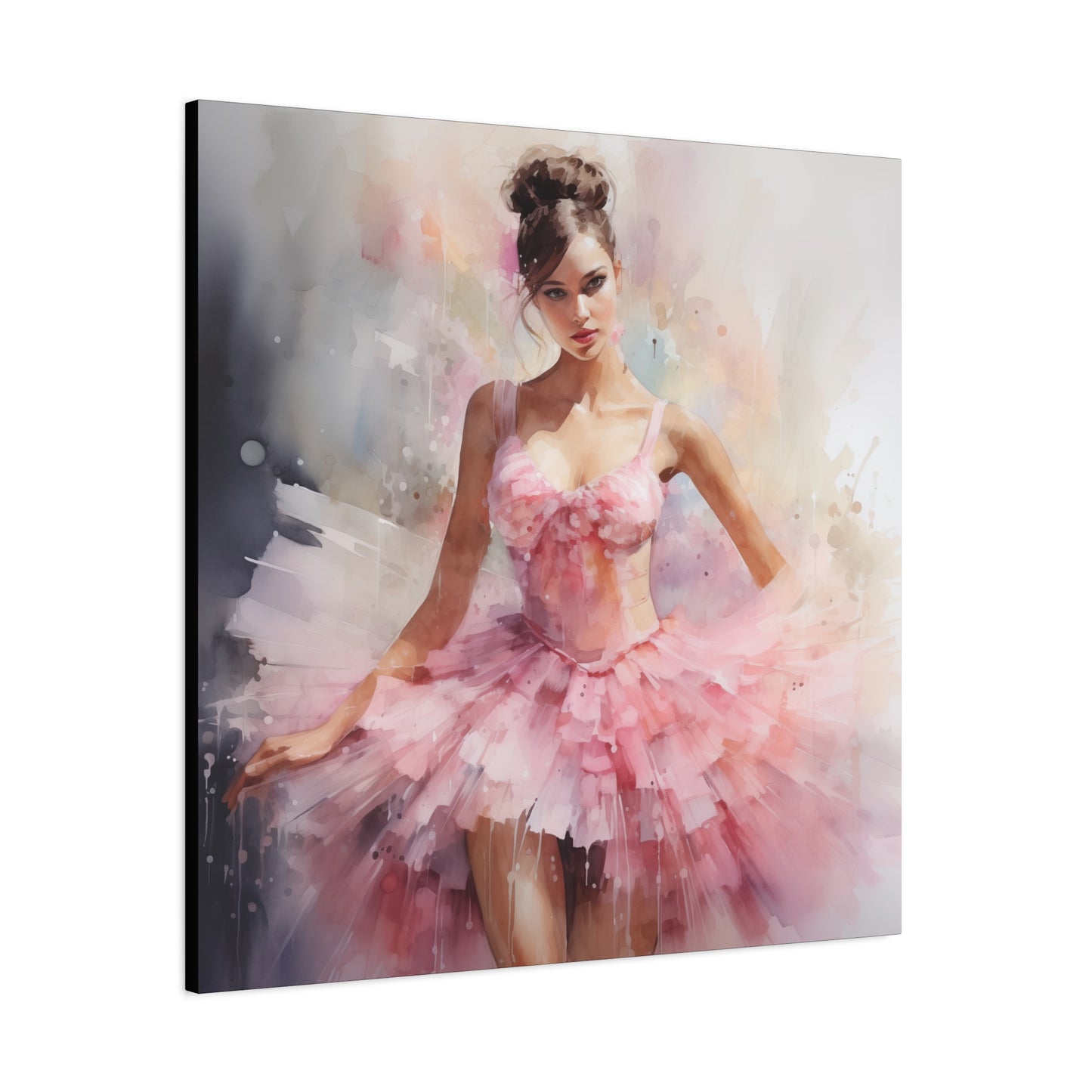 Gallery Wrapped Canvas, Ballerina Beauty, Ballet Art Canvas – Lily