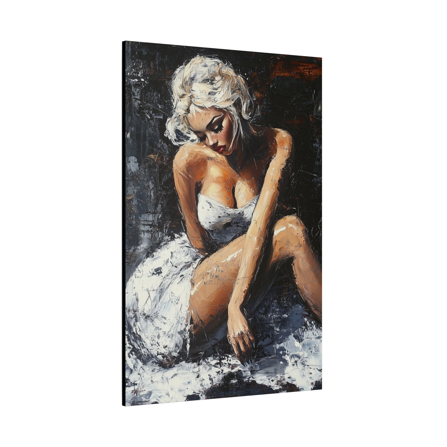 Gallery Wrapped Canvas, Guilt and Grit Adult Art Canvas, Erotic Pinup Art Canvas – Matisse