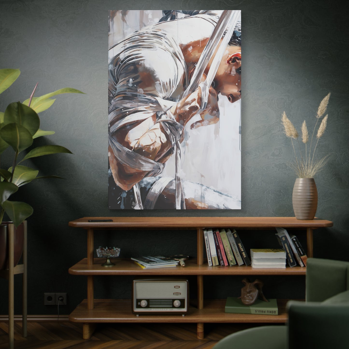 Gallery Wrapped Canvas, Ropes and Reverence Art Canvas, Erotic Shibari Art Canvas – Cassian