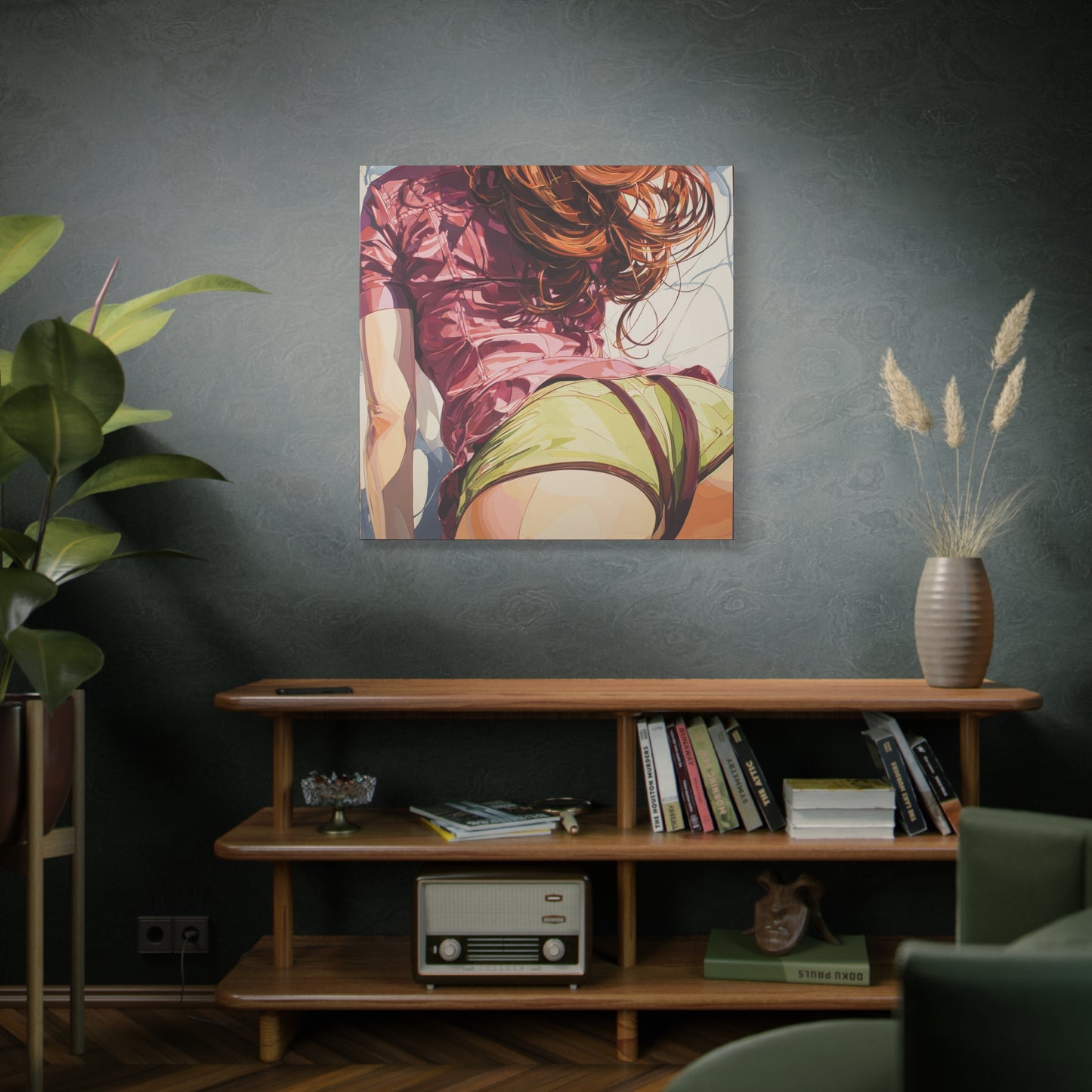 Gallery Wrapped Canvas, Tongue and Cheek Art Canvas, Naughty Girl Art Canvas – Persephone