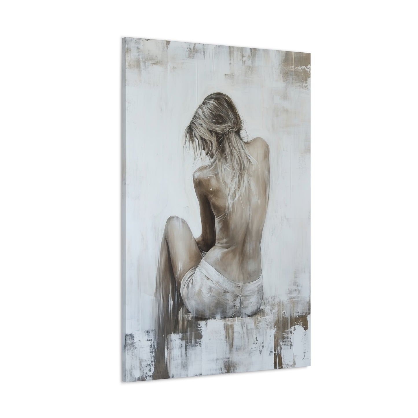Gallery Wrapped Canvas, Sinners and Saints Art Canvas, Erotic Pinup Art Canvas – Katherine
