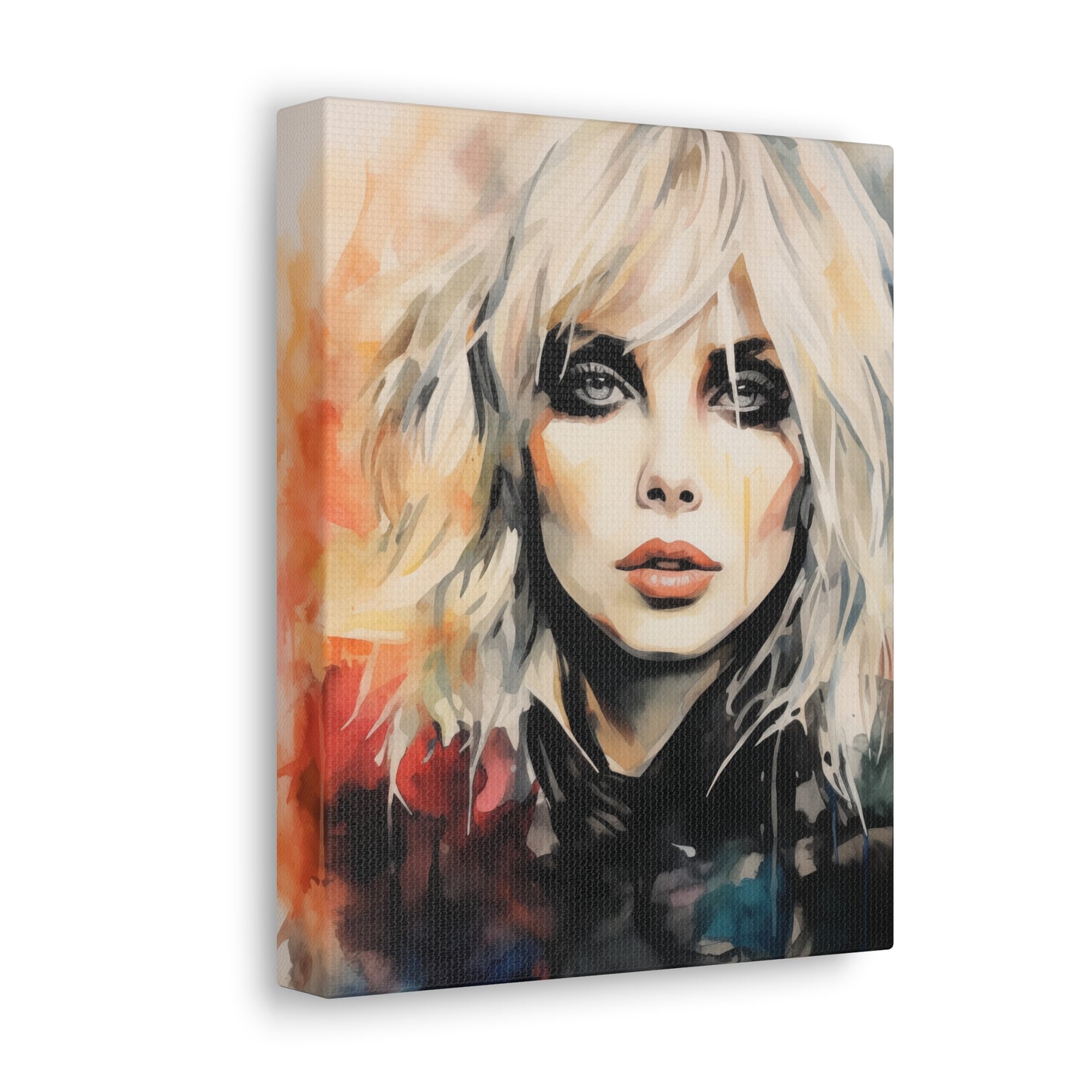 Gallery Wrapped Canvas, Celebrity Inspired, Pop Art Canvas – Debbie