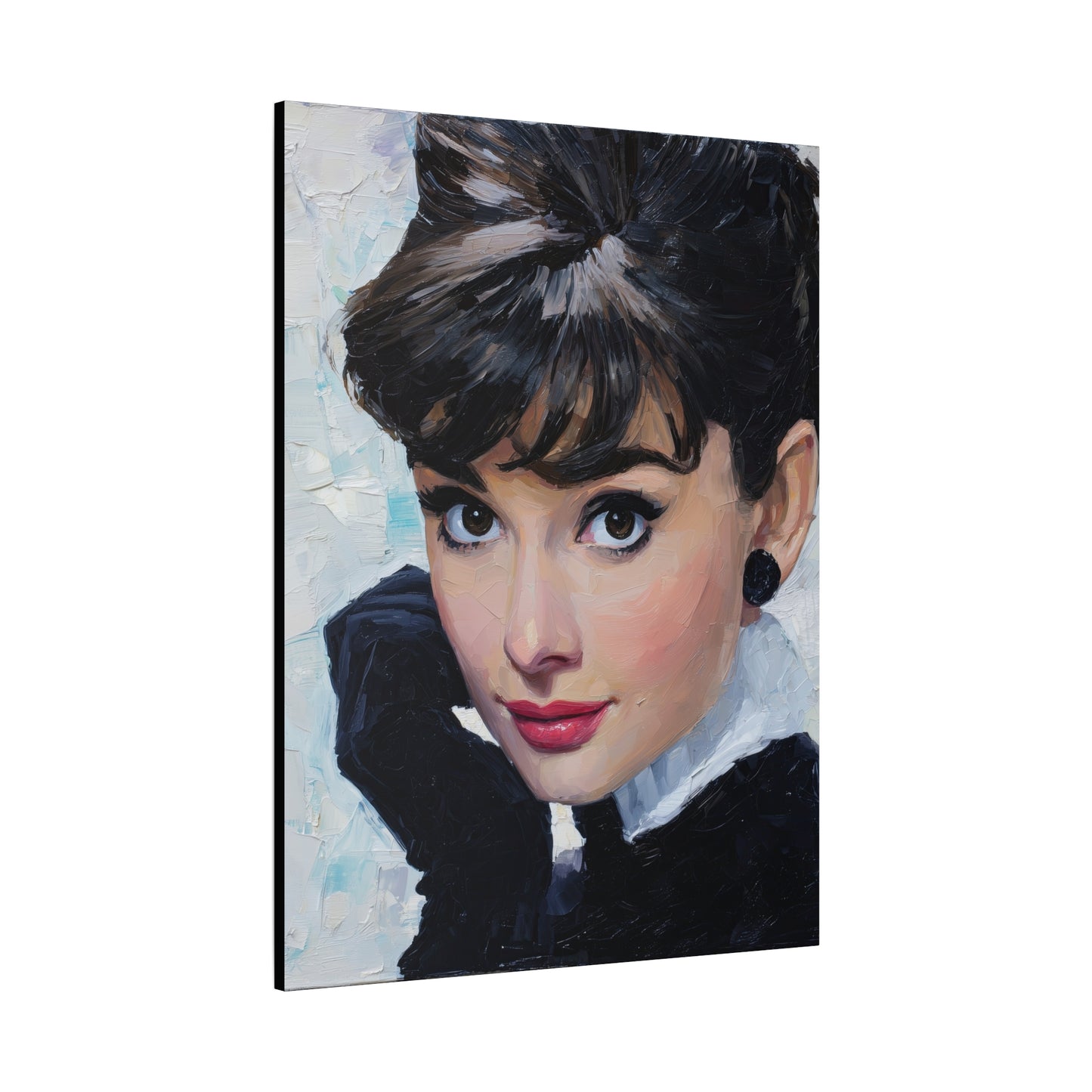 Gallery Wrapped Canvas, The Diva Project Art Canvas, Pinup Art Canvas – Audrey Hepburn - SEVEN