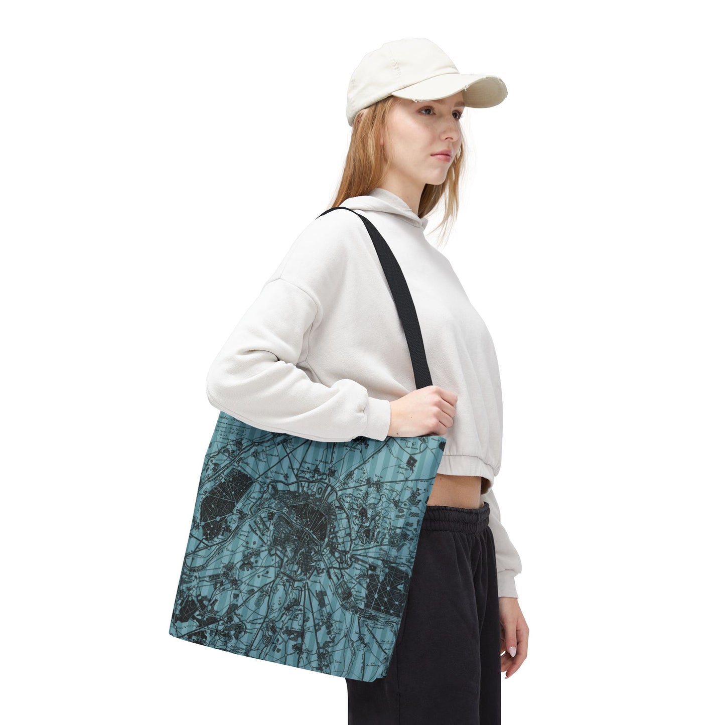 The Paris Plan Tote Bag, Utility Tote - Travel Inspired Inspired Tote - Paris France