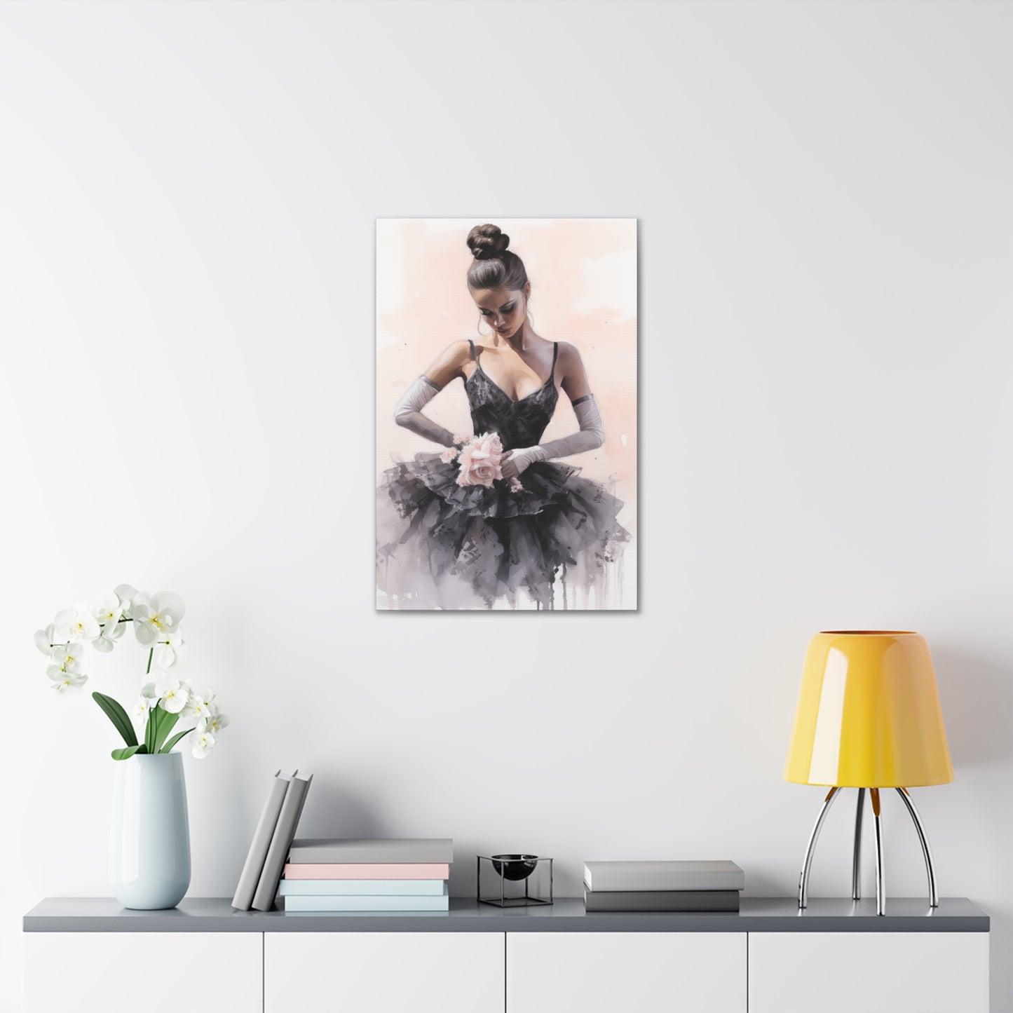 Gallery Wrapped Canvas, Ballerina Beauty, Ballet Art Canvas – Sonja