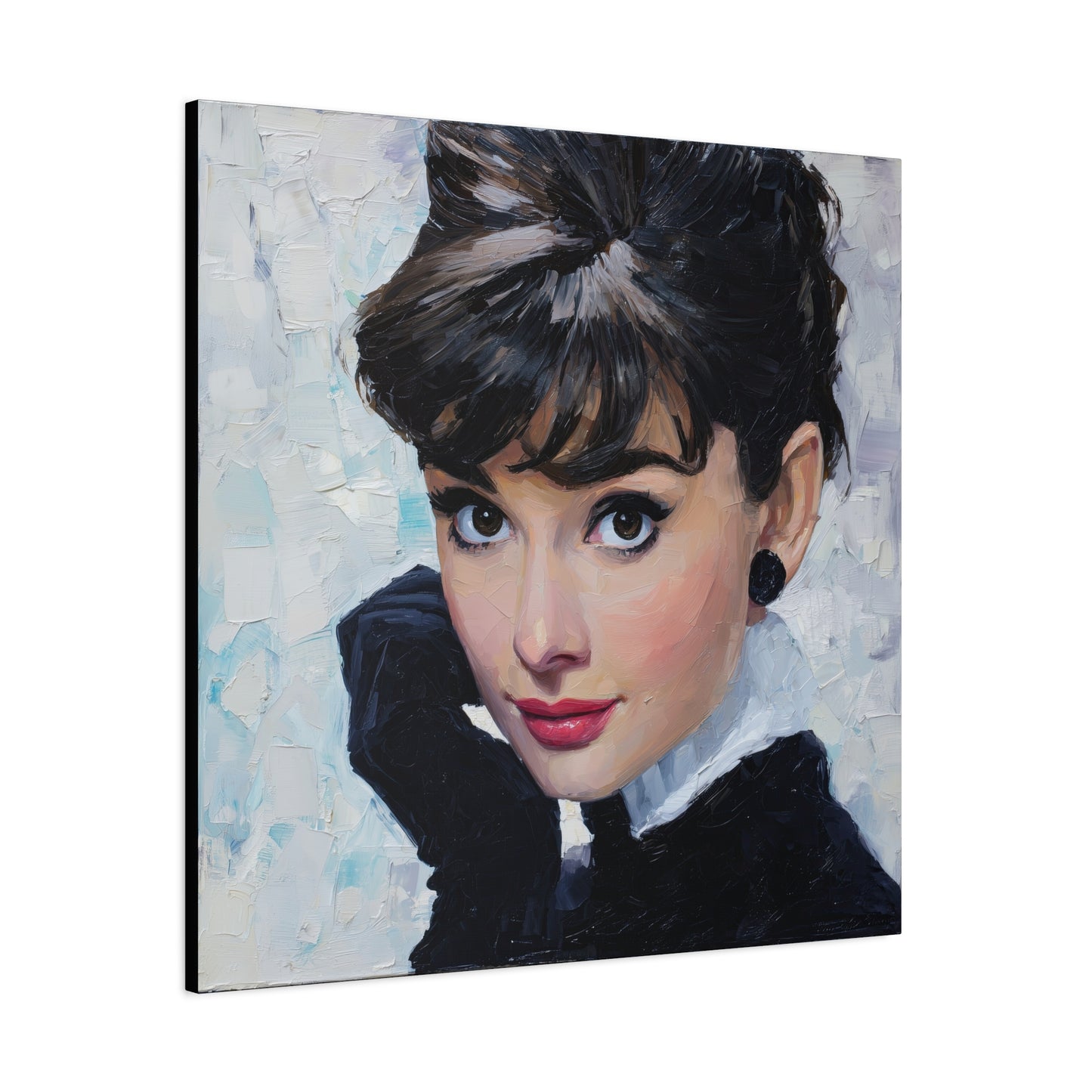 Gallery Wrapped Canvas, The Diva Project Art Canvas, Pinup Art Canvas – Audrey Hepburn - SEVEN