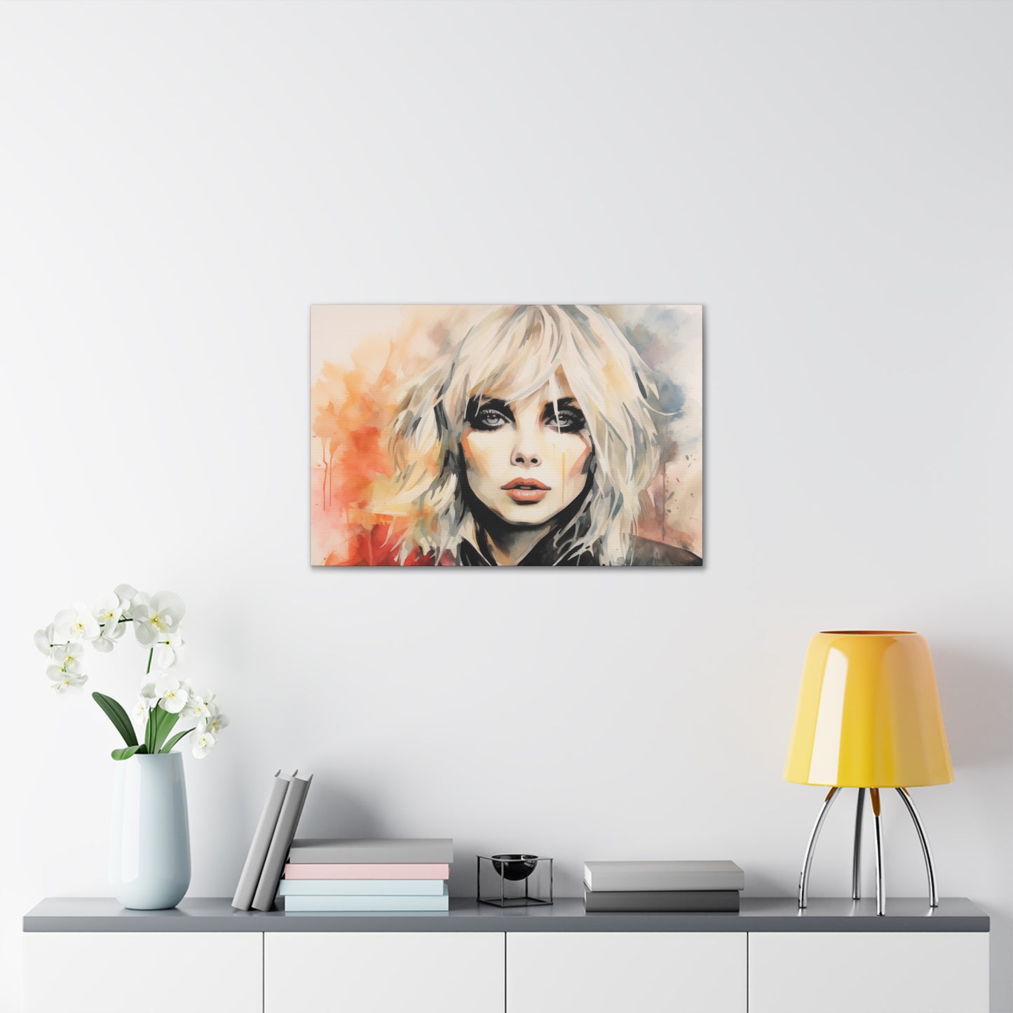 Gallery Wrapped Canvas, Celebrity Inspired, Pop Art Canvas – Debbie