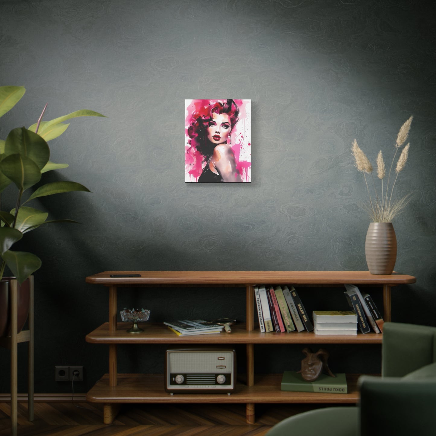 Gallery Wrapped Canvas, Tattooed Beauty, Femme Doll Pop Art Canvas – Thalia