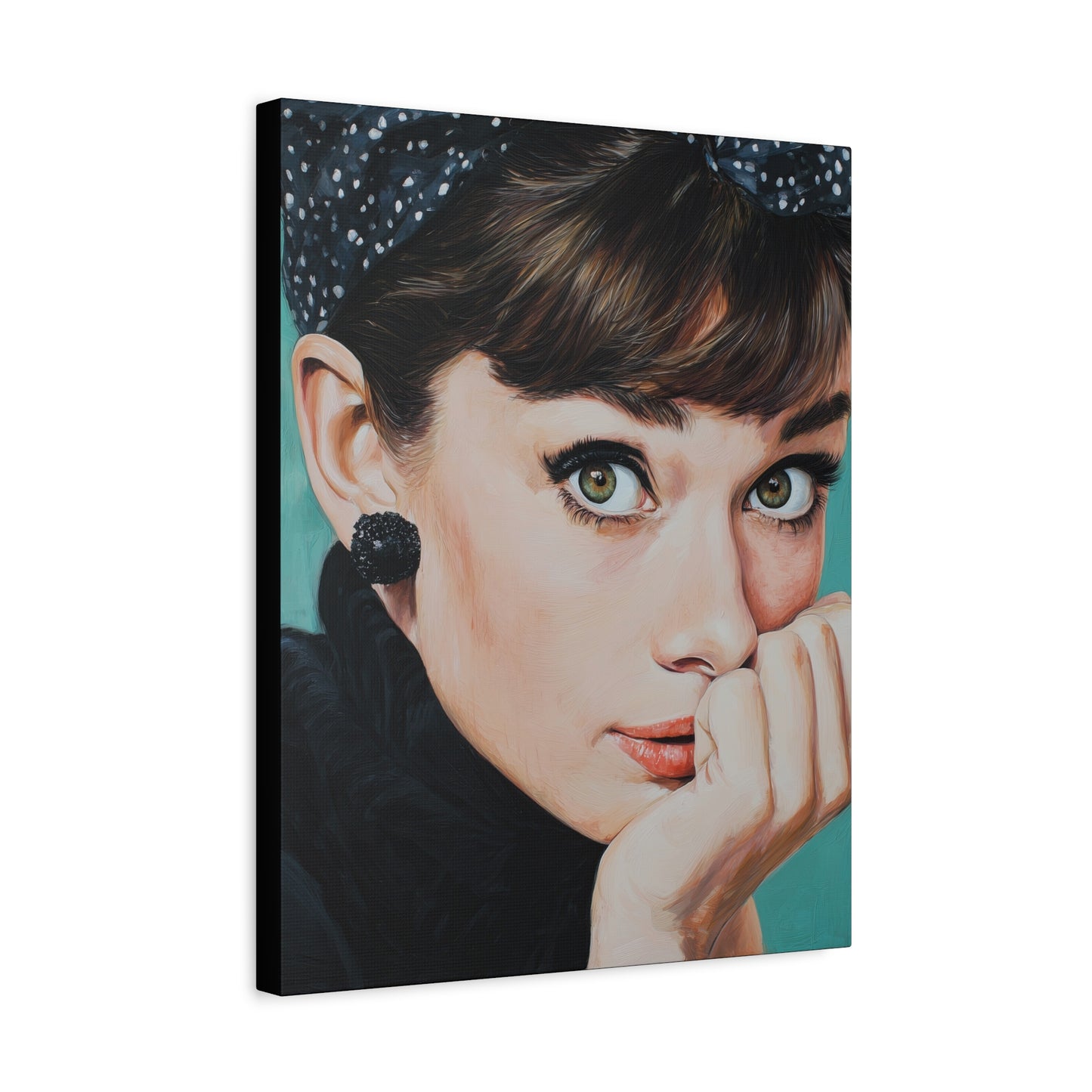 Gallery Wrapped Canvas, The Diva Project Art Canvas, Pinup Art Canvas – Audrey Hepburn - FOUR