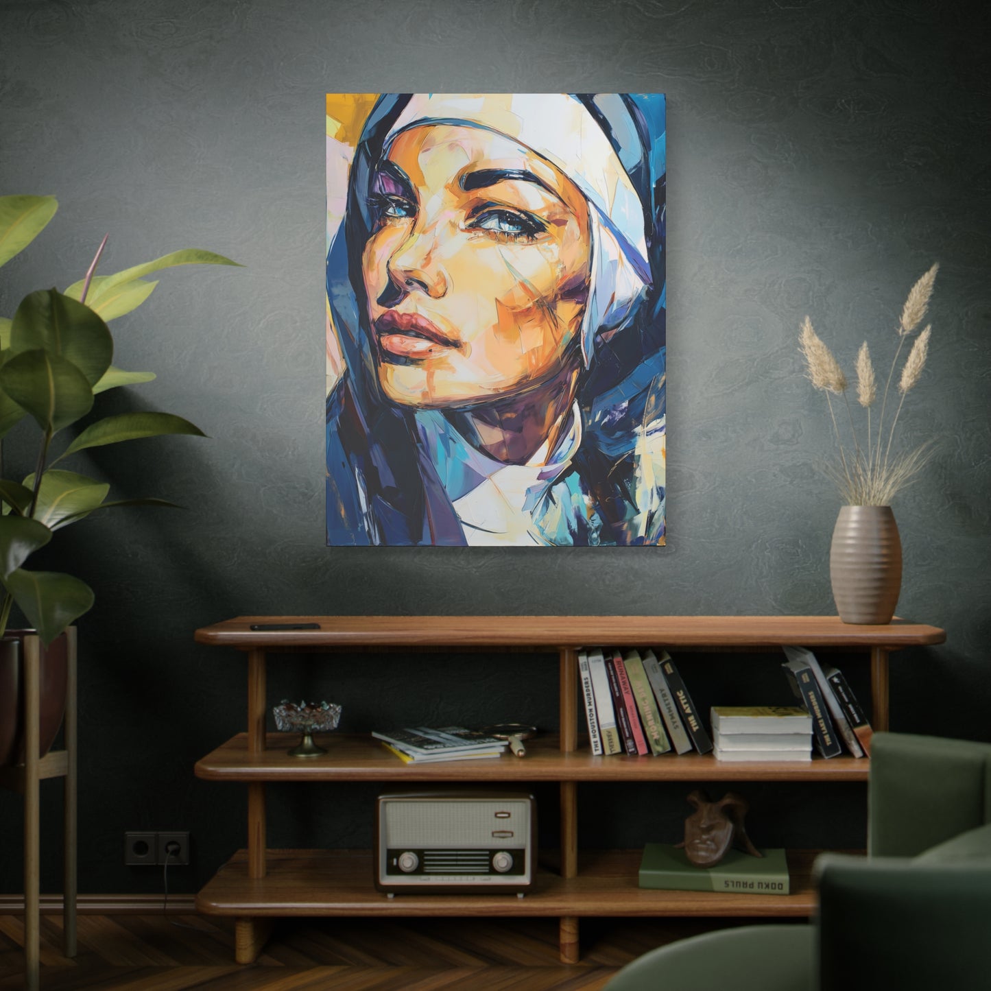 Gallery Wrapped Canvas, Habits and Heresy Art Canvas, Naughty Nuns Art Canvas – Sister Agatha