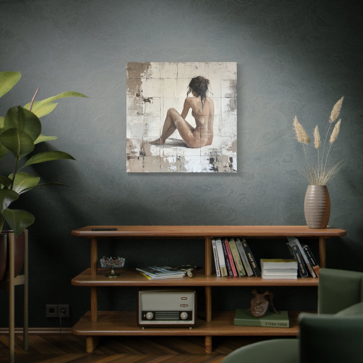 Gallery Wrapped Canvas, Sinners and Saints Art Canvas, Erotic Pinup Art Canvas – Eve