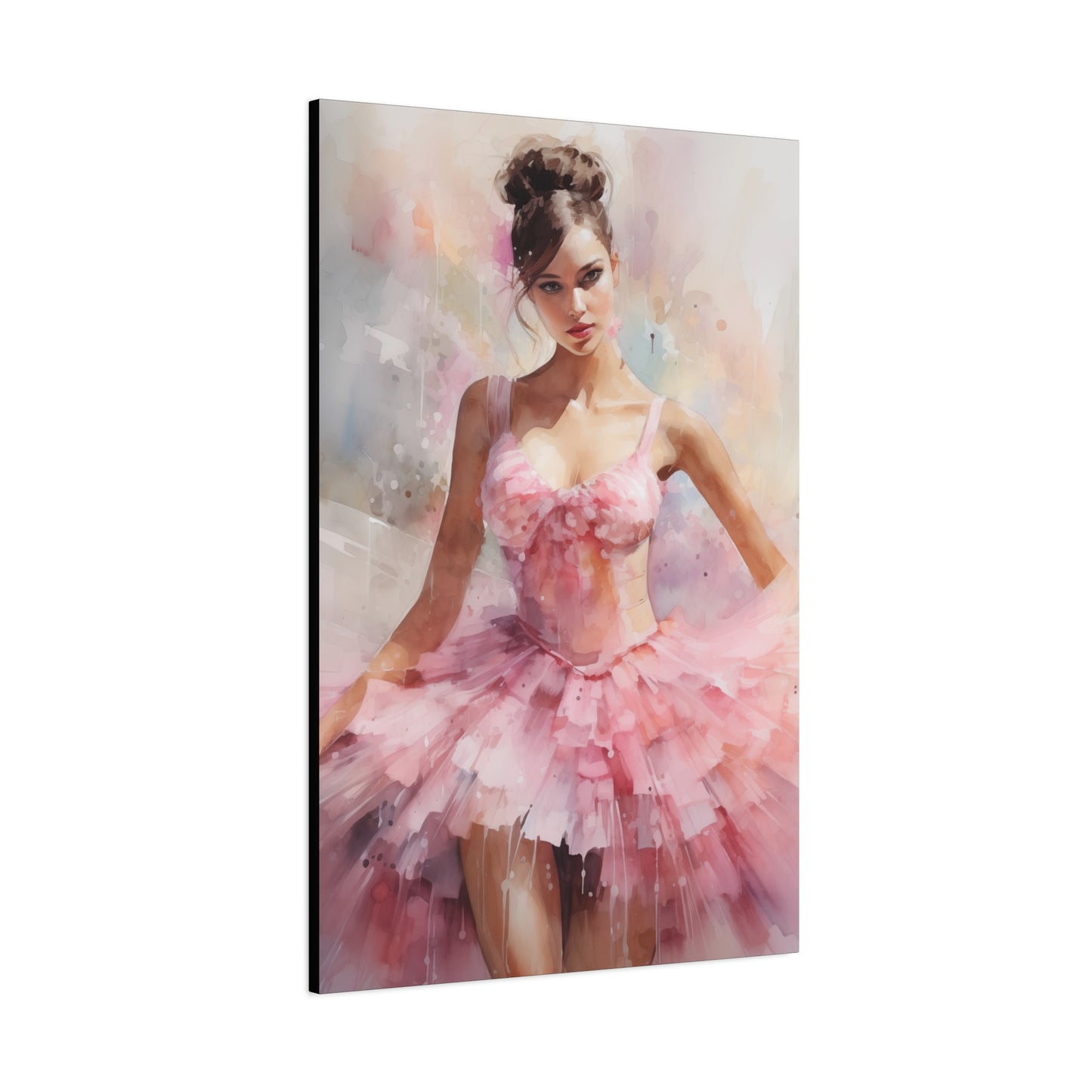 Gallery Wrapped Canvas, Ballerina Beauty, Ballet Art Canvas – Lily