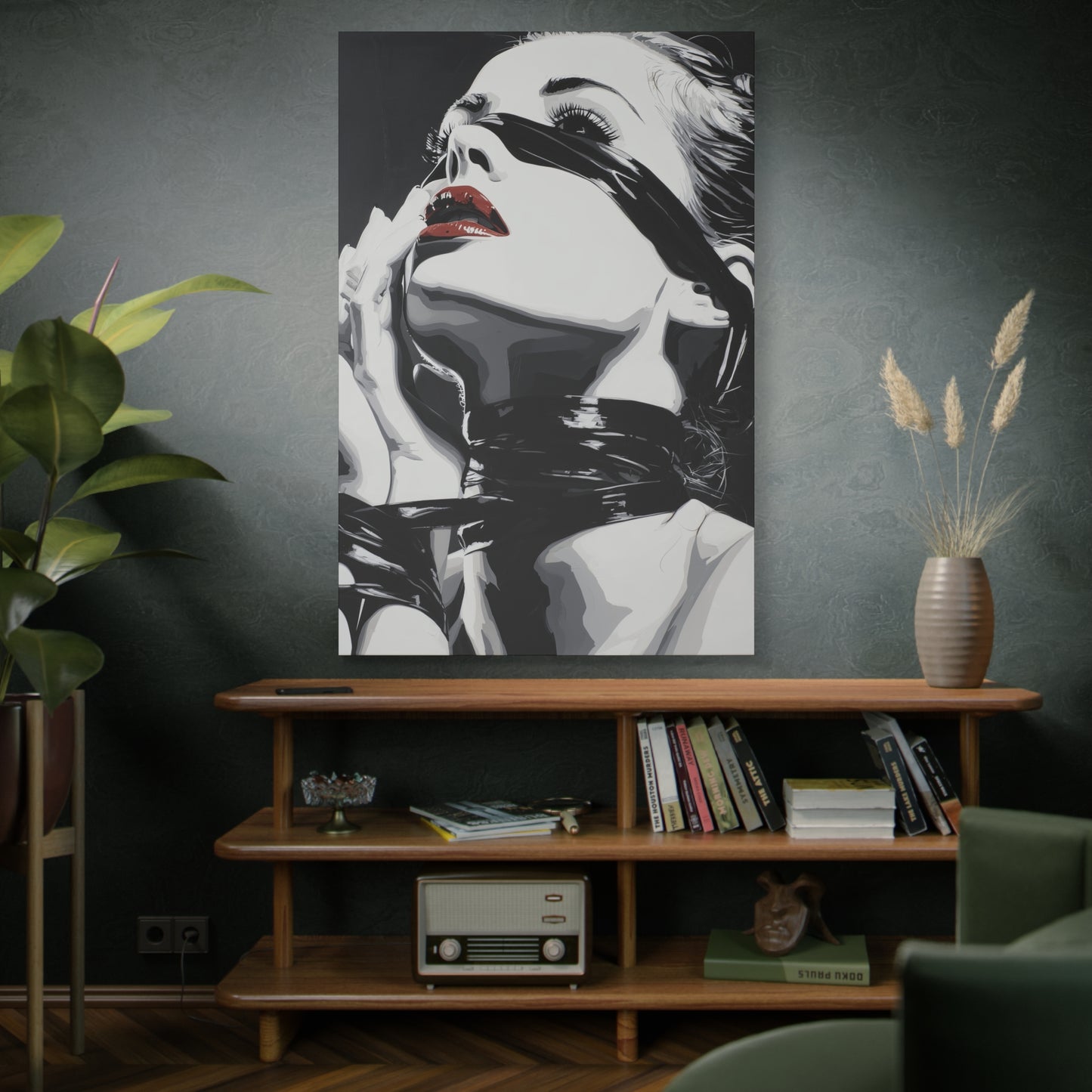 Gallery Wrapped Canvas, Ropes and Reverence Art Canvas, Erotic Shibari Art Canvas – Sable